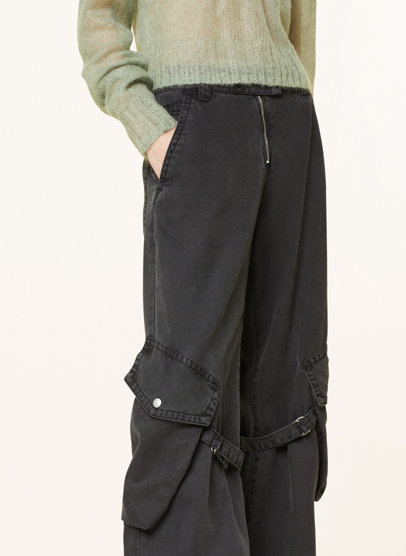 Acne Studios Cargo pants, Color: 969 washed black (Image 5)