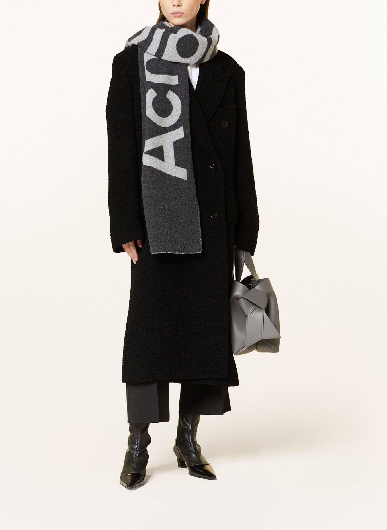 Acne Studios Wool coat, Color: BLACK (Image 2)