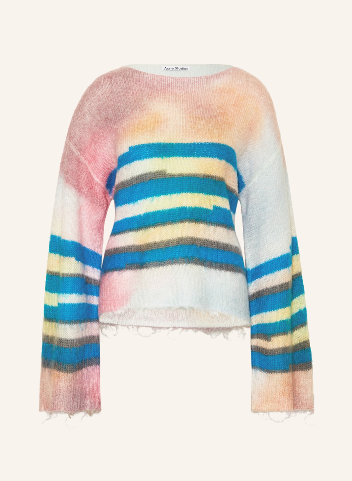 Acne Studios Sweater, Color: TURQUOISE/ ORANGE/ YELLOW (Image 1)