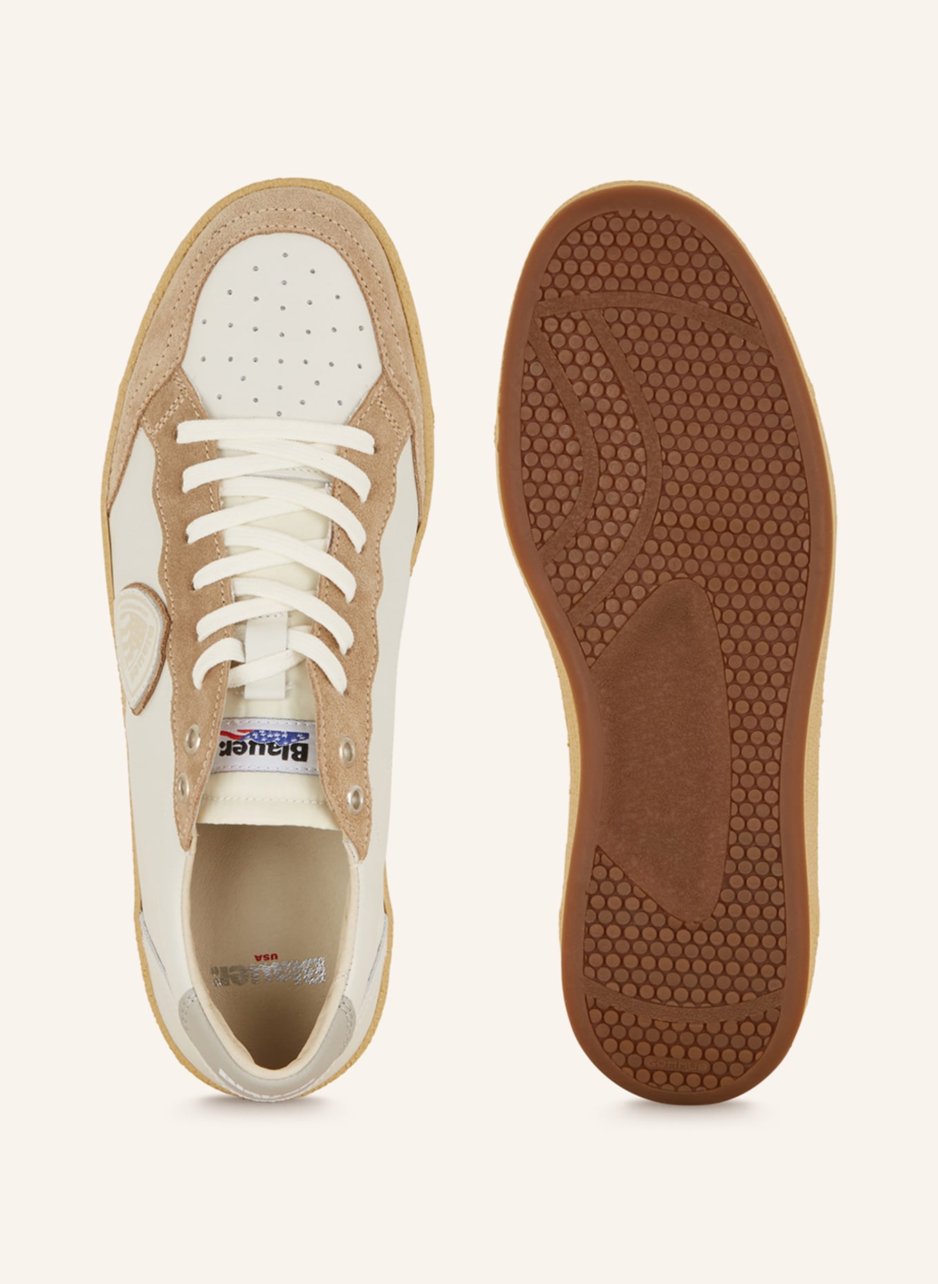 Blauer Sneakers OLYMPIA, Color: WHITE/ BEIGE (Image 5)