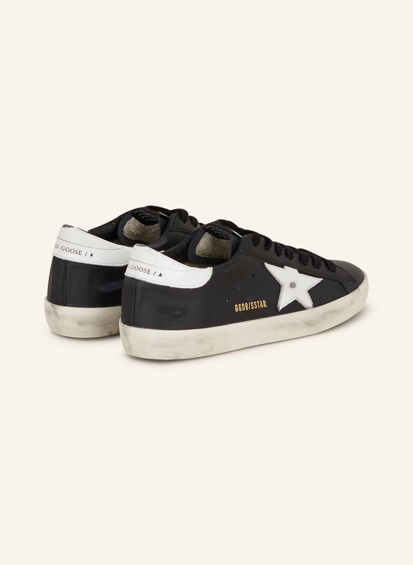 GOLDEN GOOSE Sneakers SUPER-STAR, Color: BLACK/ WHITE (Image 2)