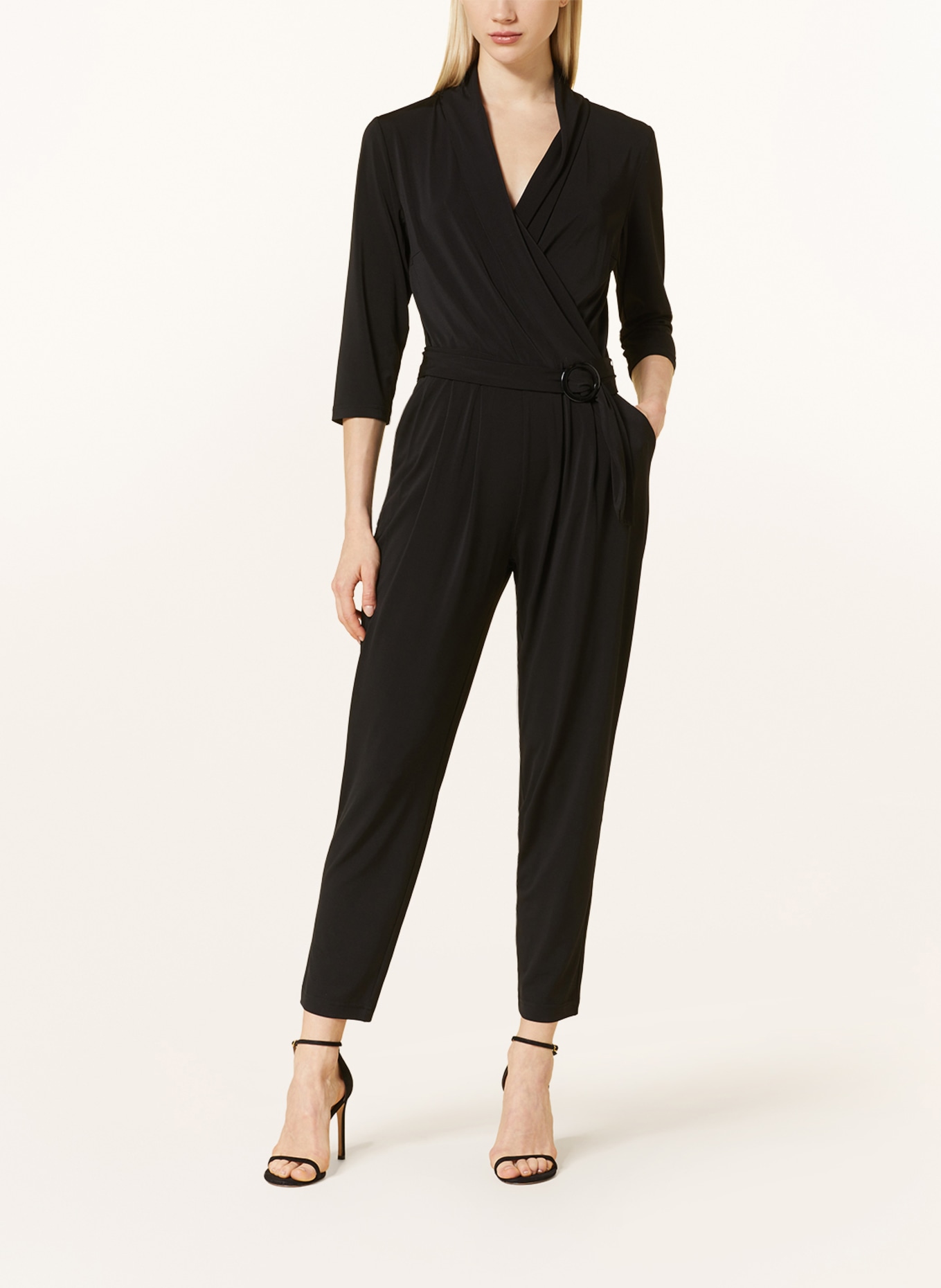 Betty Barclay Jumpsuit with 3/4 sleeves, Color: BLACK (Image 2)
