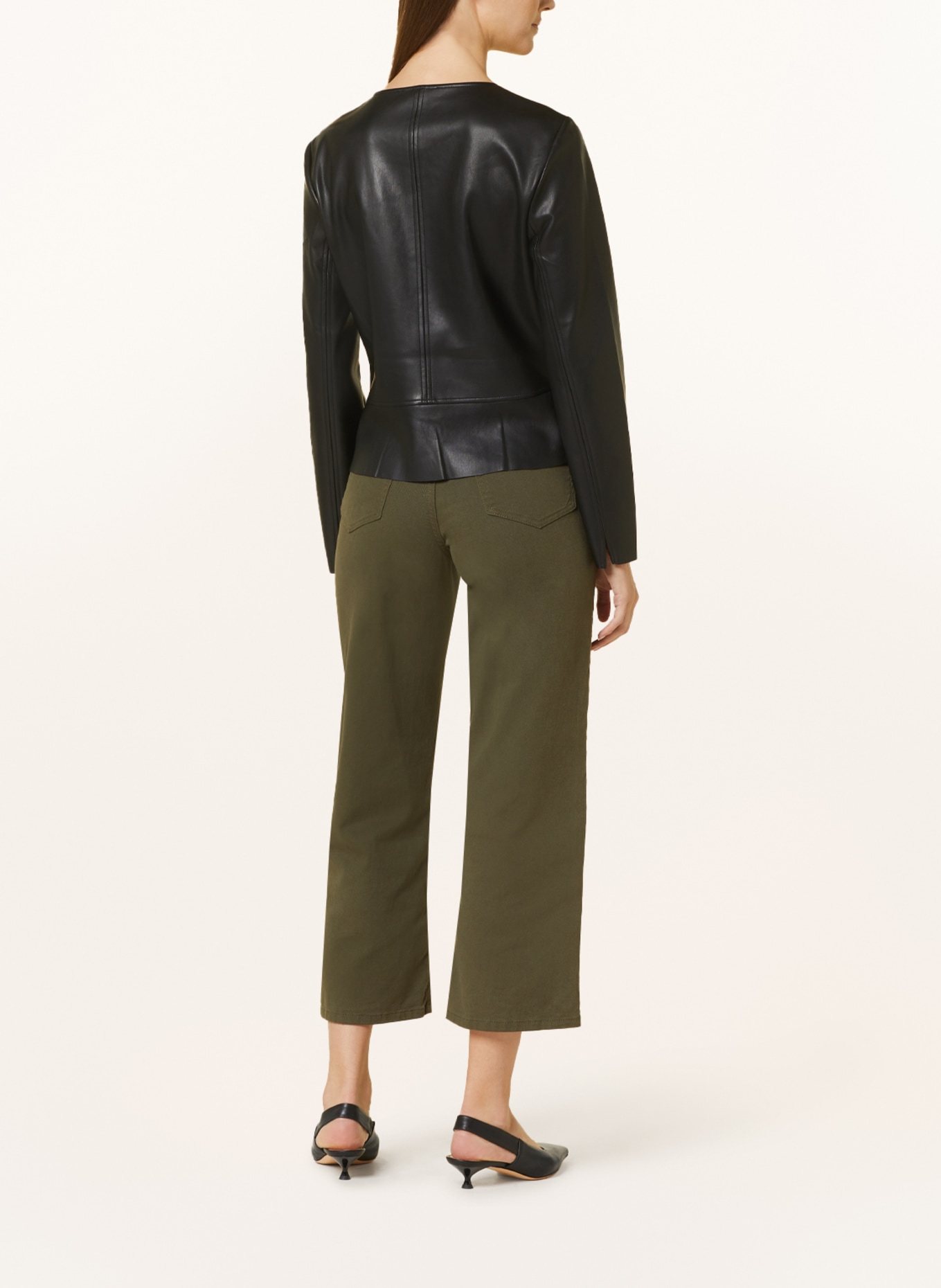Betty Barclay Jacket in leather look, Color: BLACK (Image 3)