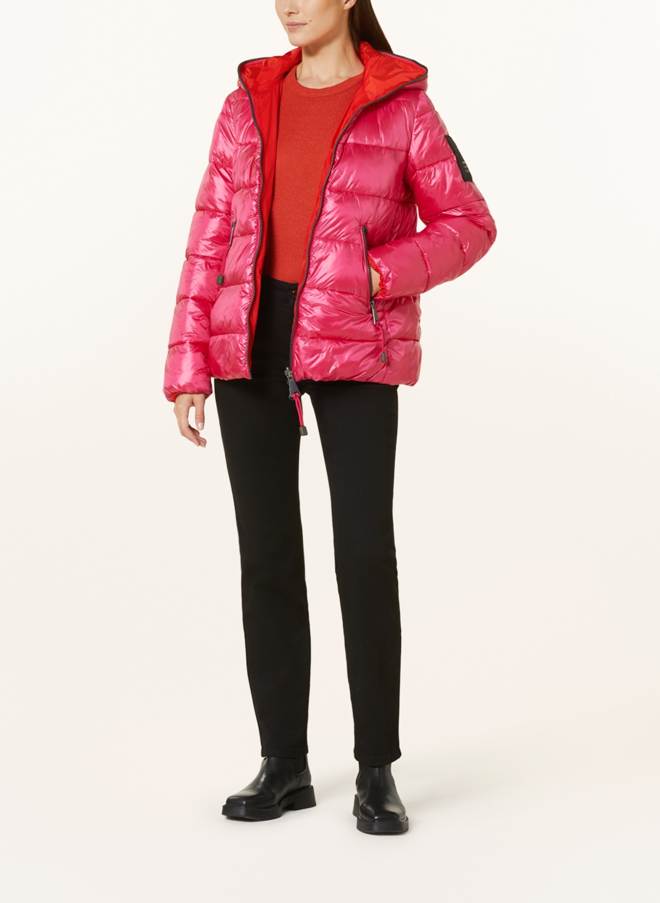 Betty Barclay Reversible quilted jacket, Color: PINK (Image 2)