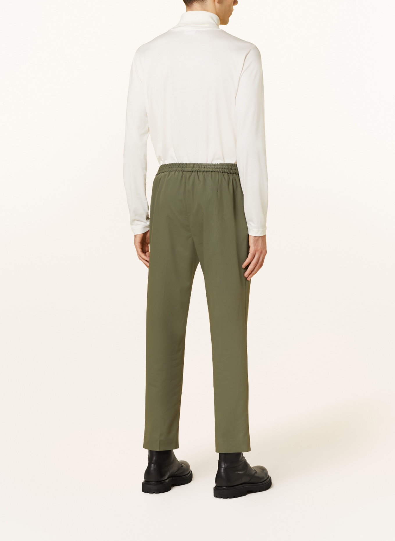 Calvin Klein Pants in jogger style, Color: DARK GREEN (Image 3)