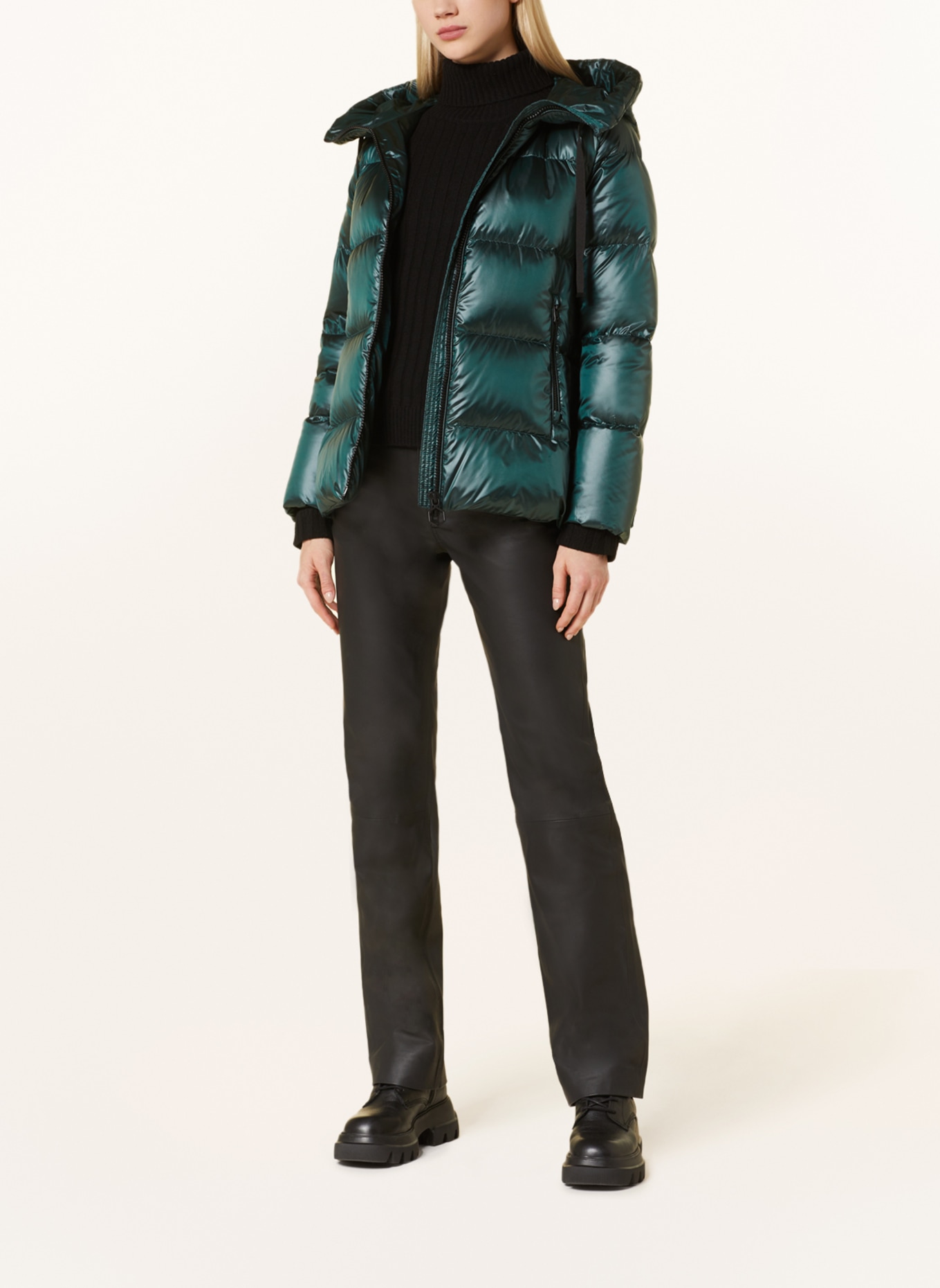 HOX Down jacket, Color: GREEN (Image 2)