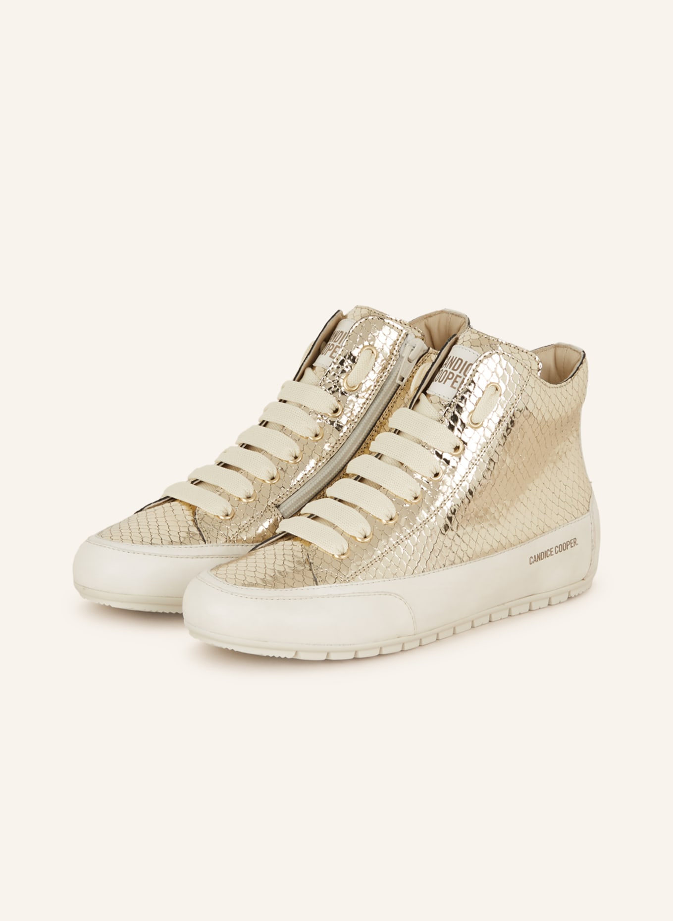 Candice Cooper High-top sneakers PLUS CHIC, Color: GOLD (Image 1)