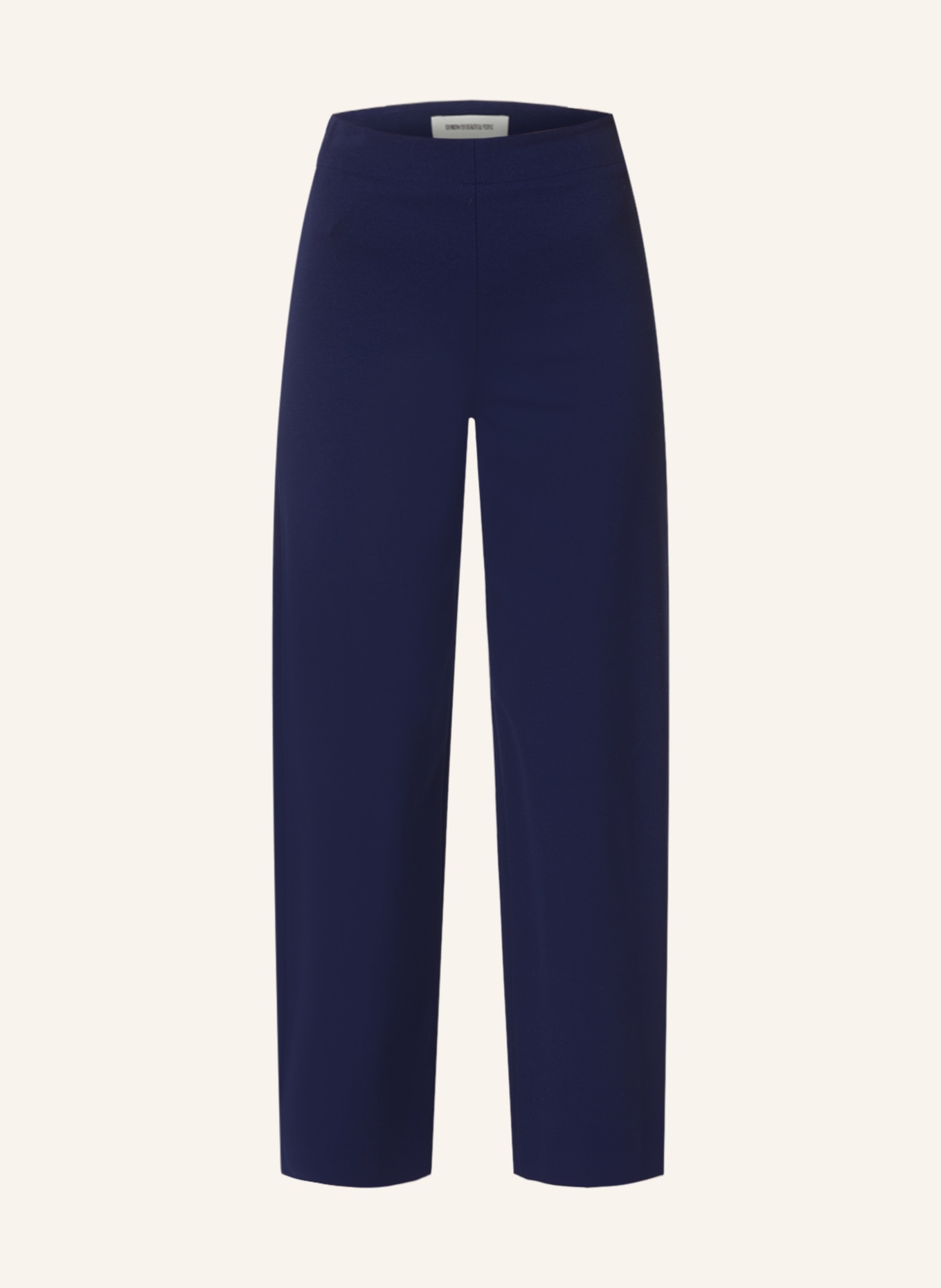 DRYKORN Wide leg trousers RETAIL made of jersey, Color: DARK BLUE (Image 1)