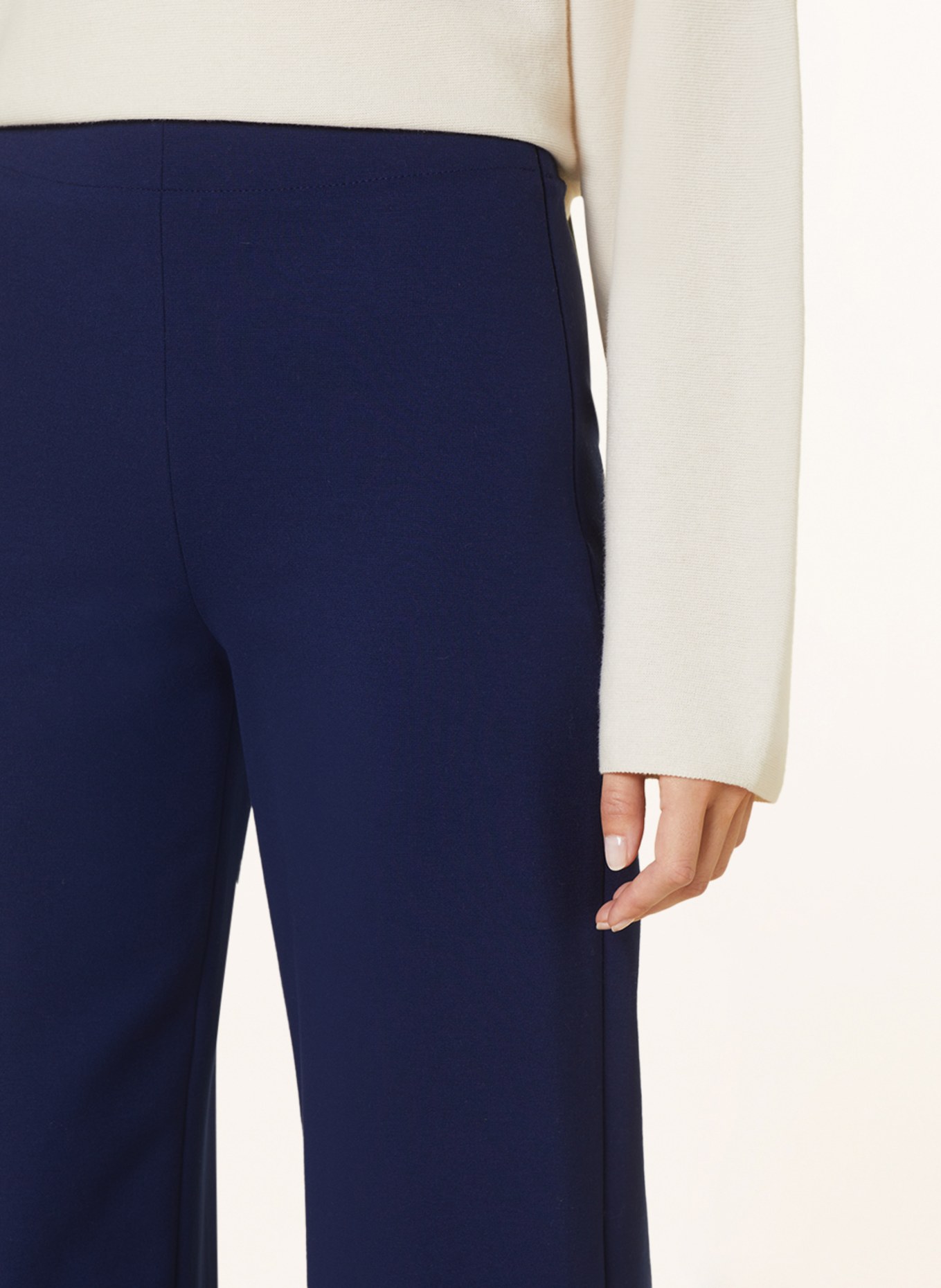 DRYKORN Wide leg trousers RETAIL made of jersey, Color: DARK BLUE (Image 5)