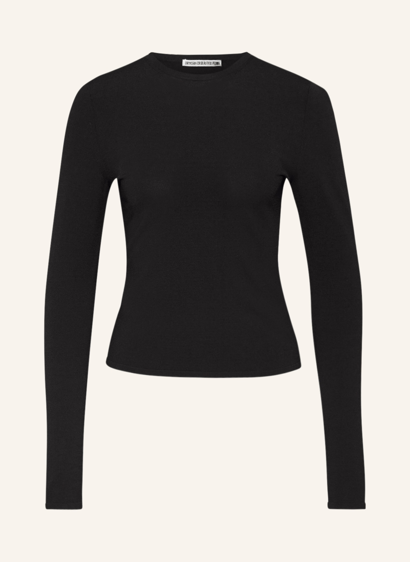 DRYKORN Long sleeve shirt ANETKA, Color: BLACK (Image 1)