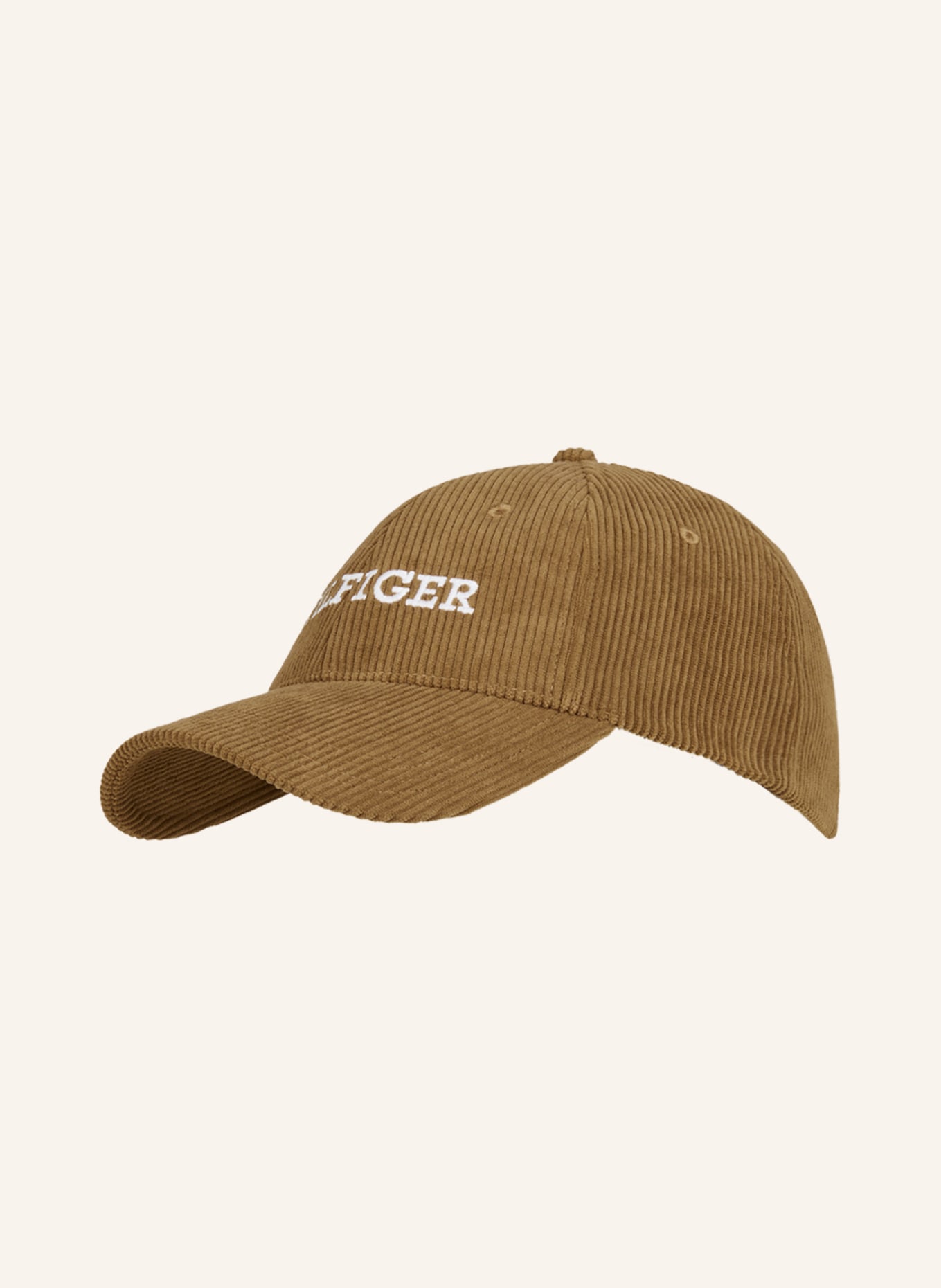 TOMMY HILFIGER Corduroy cap, Color: KHAKI (Image 1)