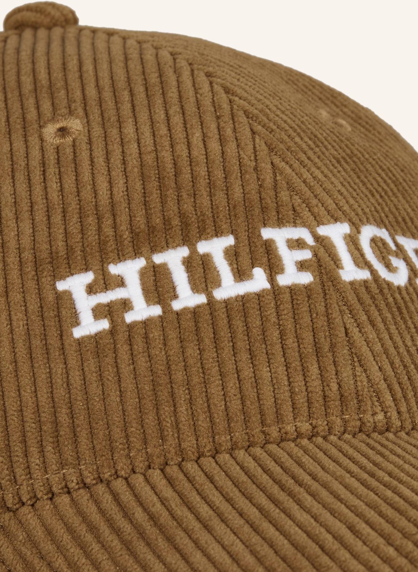 TOMMY HILFIGER Corduroy cap, Color: KHAKI (Image 4)