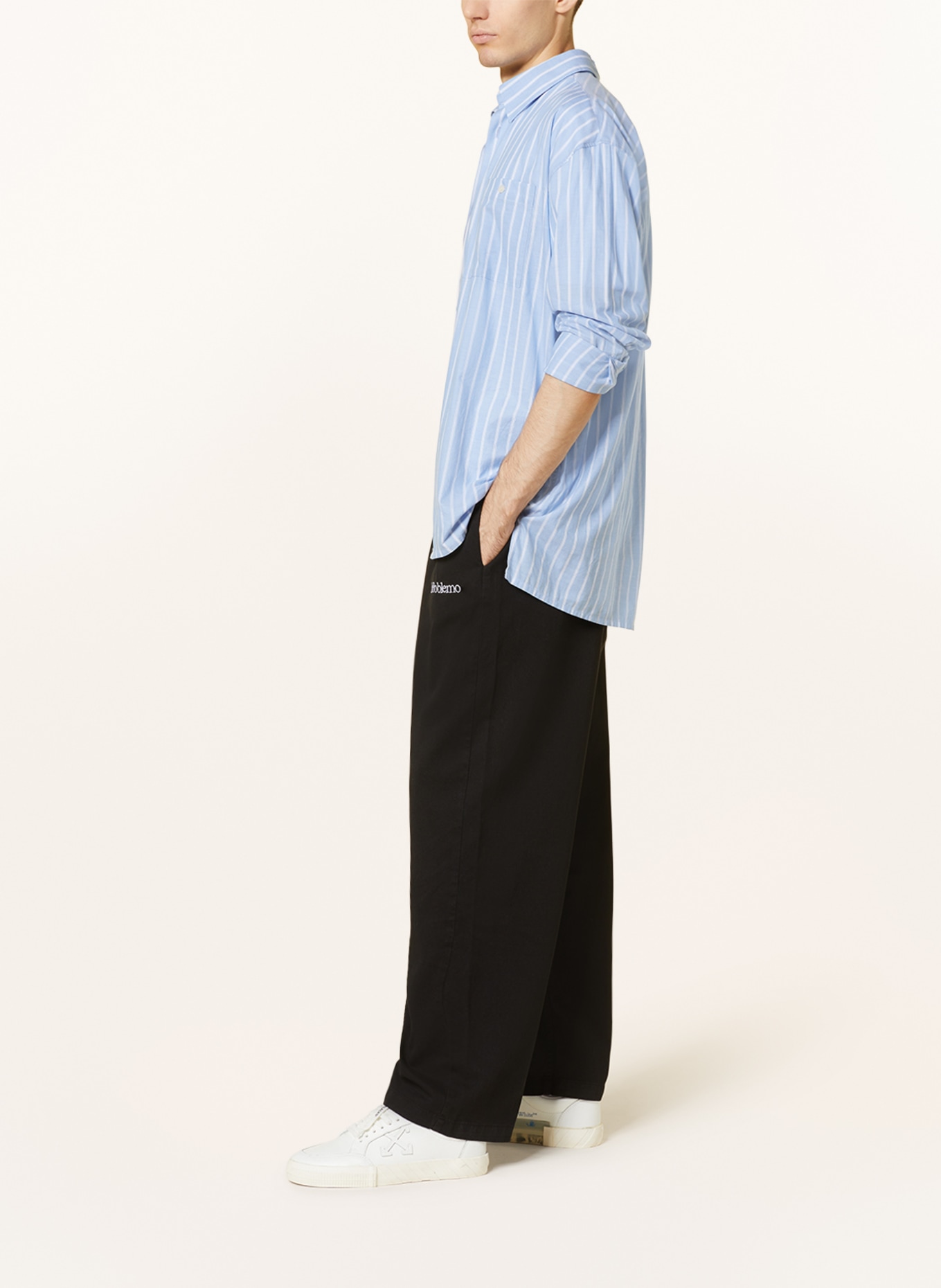 Aries Arise Pants in jogger style, Color: BLACK (Image 4)