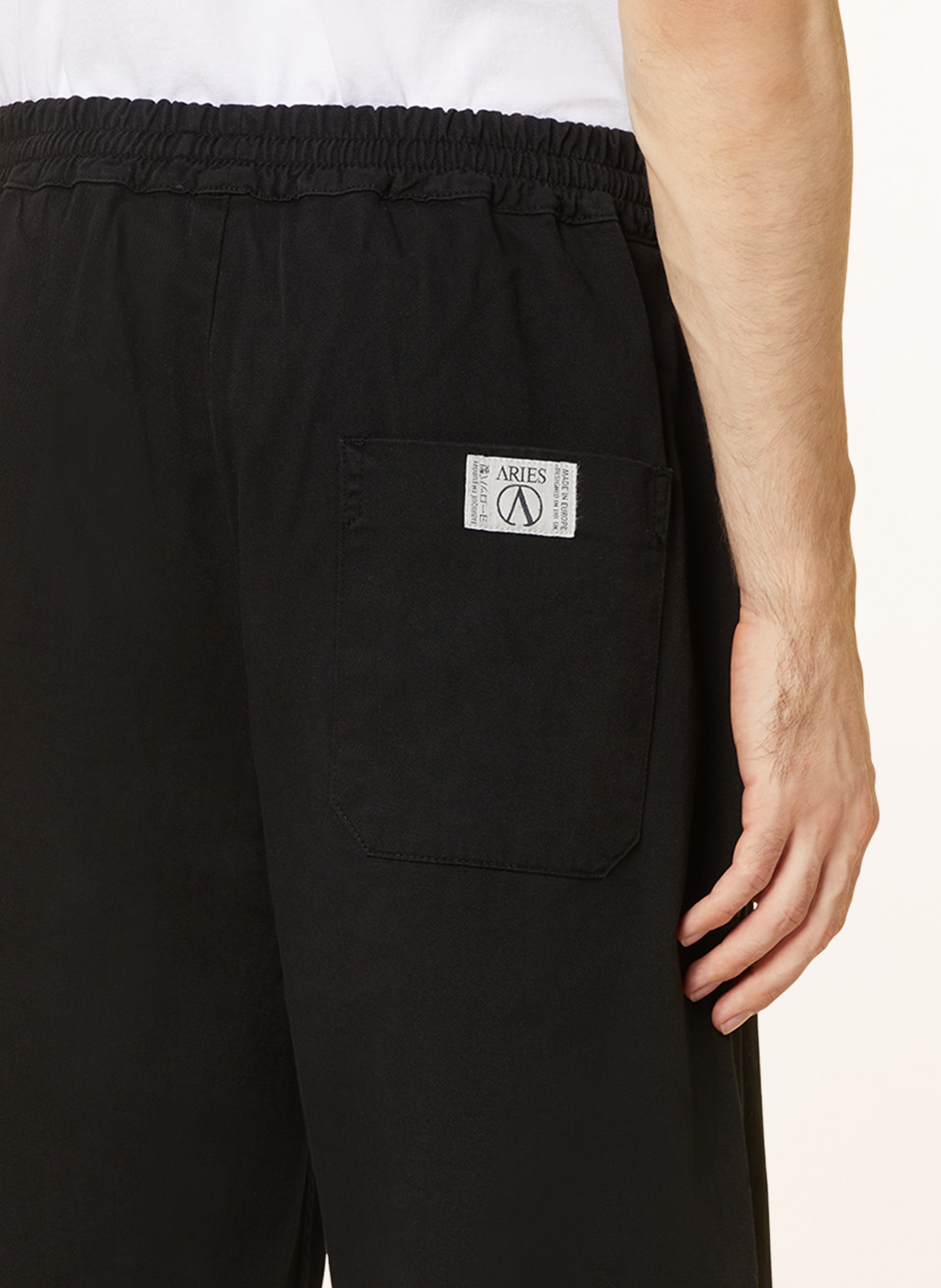 Aries Arise Pants in jogger style, Color: BLACK (Image 5)