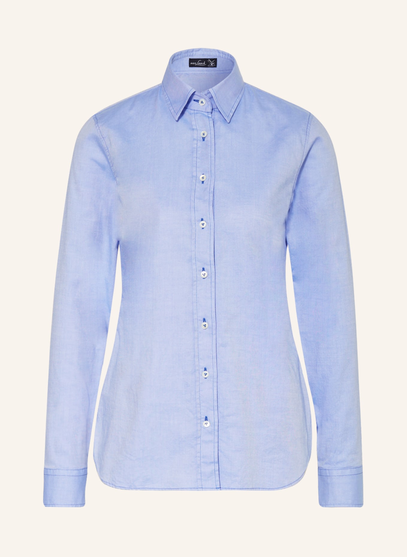 van Laack Shirt blouse LOAS, Color: LIGHT BLUE (Image 1)