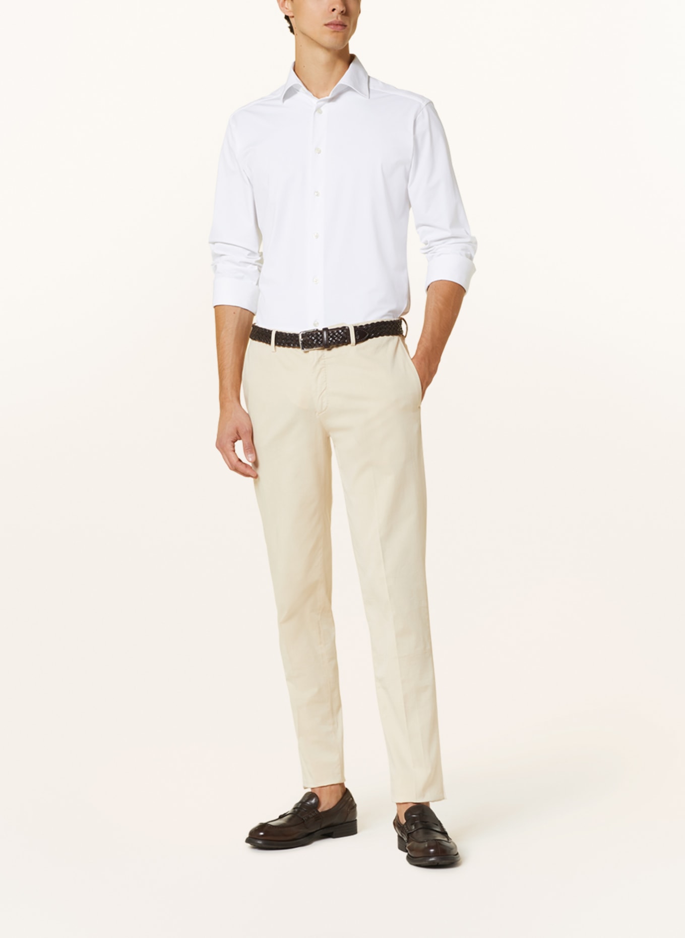 ETON Jersey shirt slim fit, Color: WHITE (Image 2)
