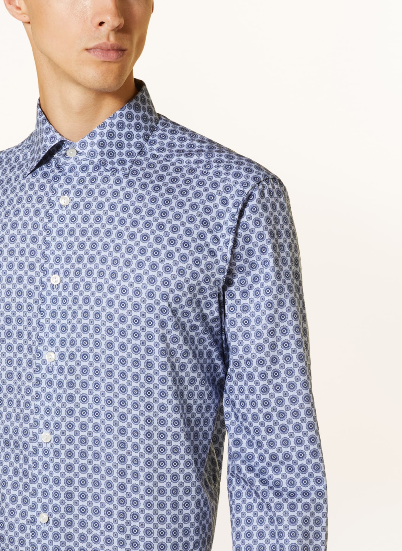 ETON Shirt contemporary fit, Color: LIGHT BLUE/ BLUE (Image 4)
