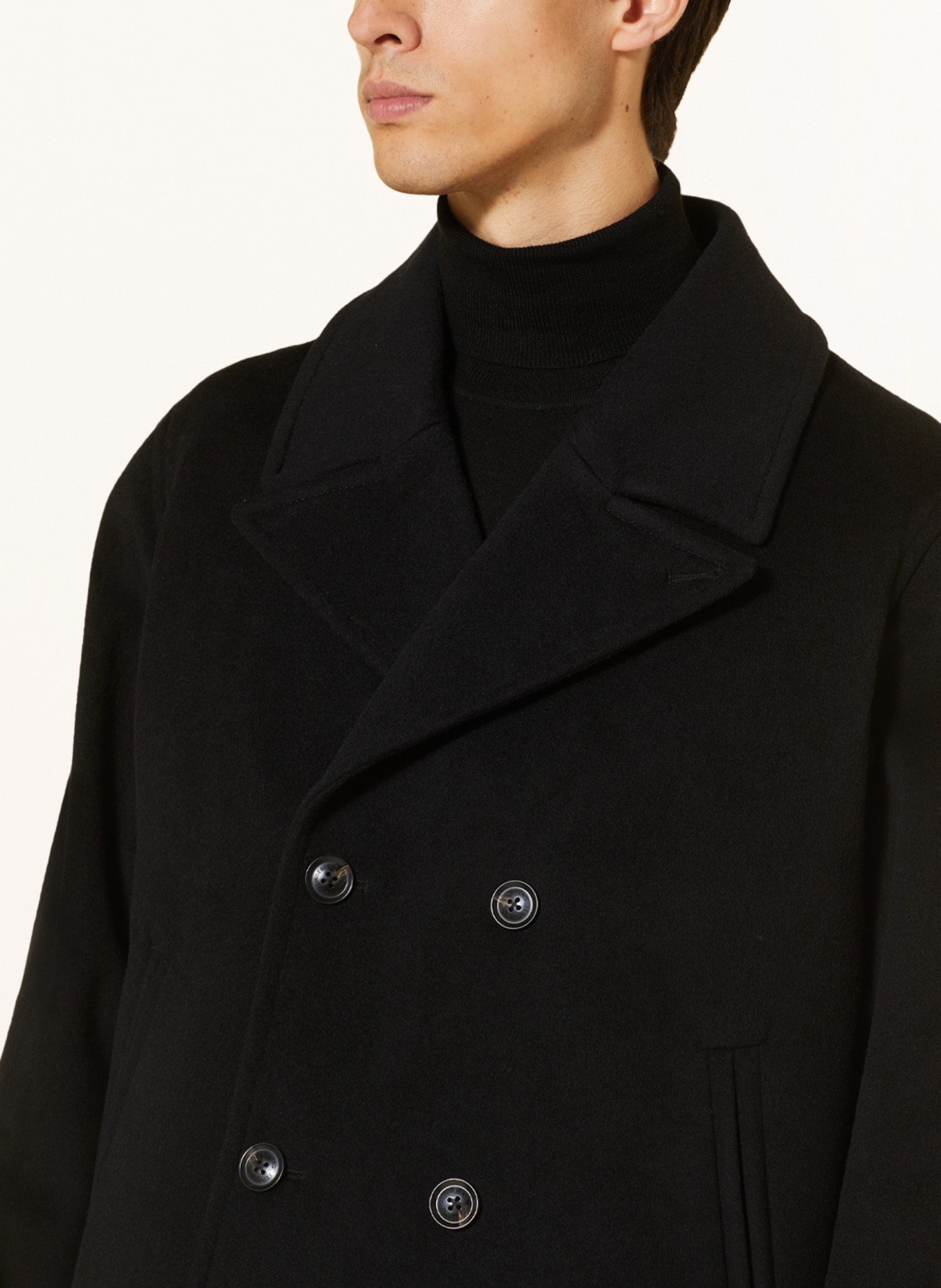 J.LINDEBERG Pea coat, Color: BLACK (Image 4)
