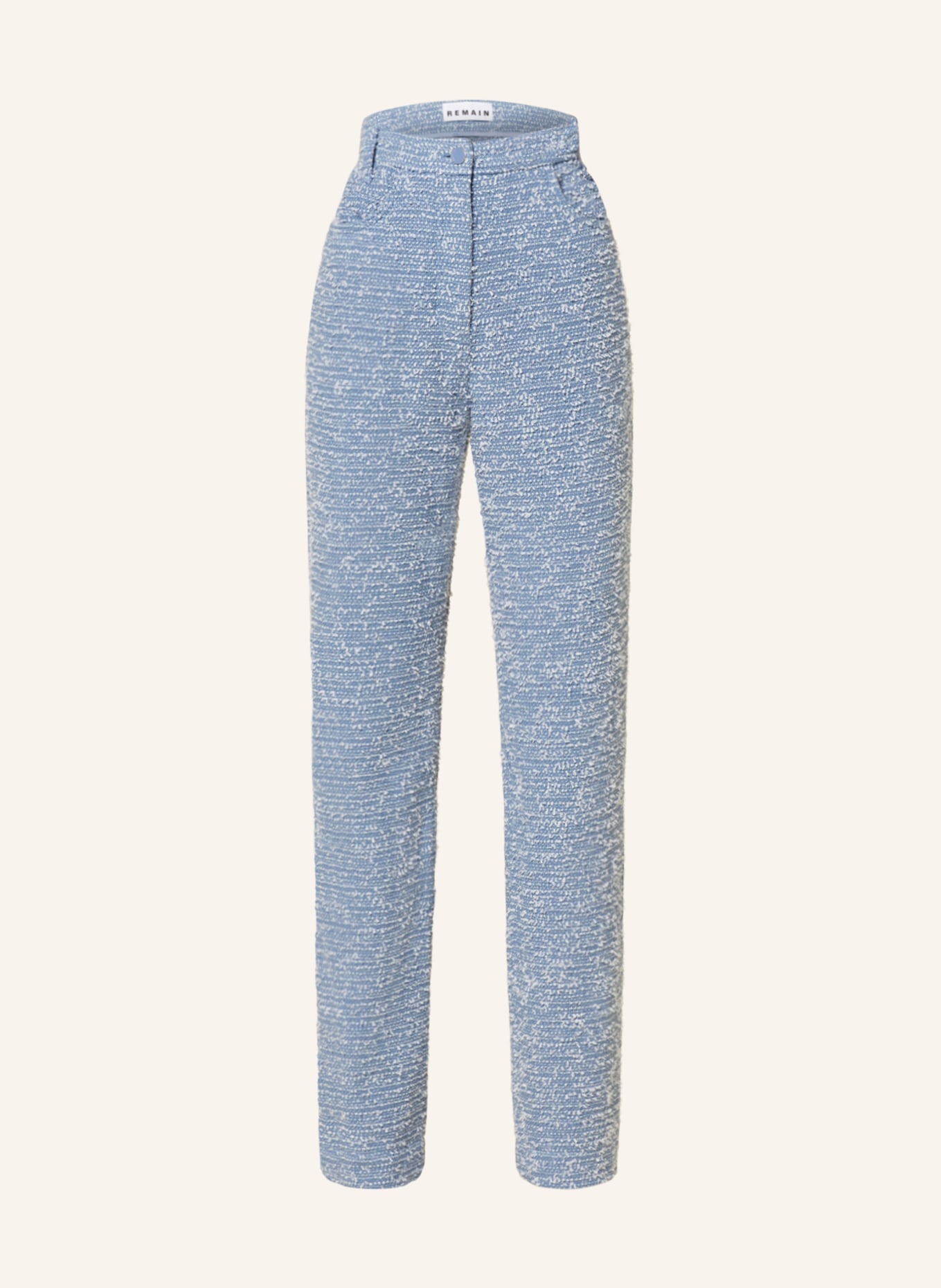 REMAIN Tweed trousers, Color: BLUE (Image 1)