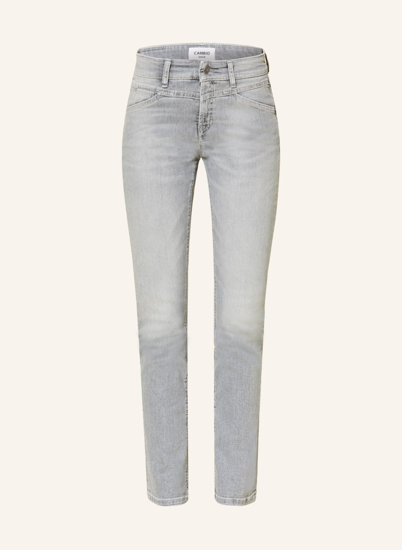 CAMBIO Skinny Jeans PARLA, Farbe: 5177 mid grey (Bild 1)