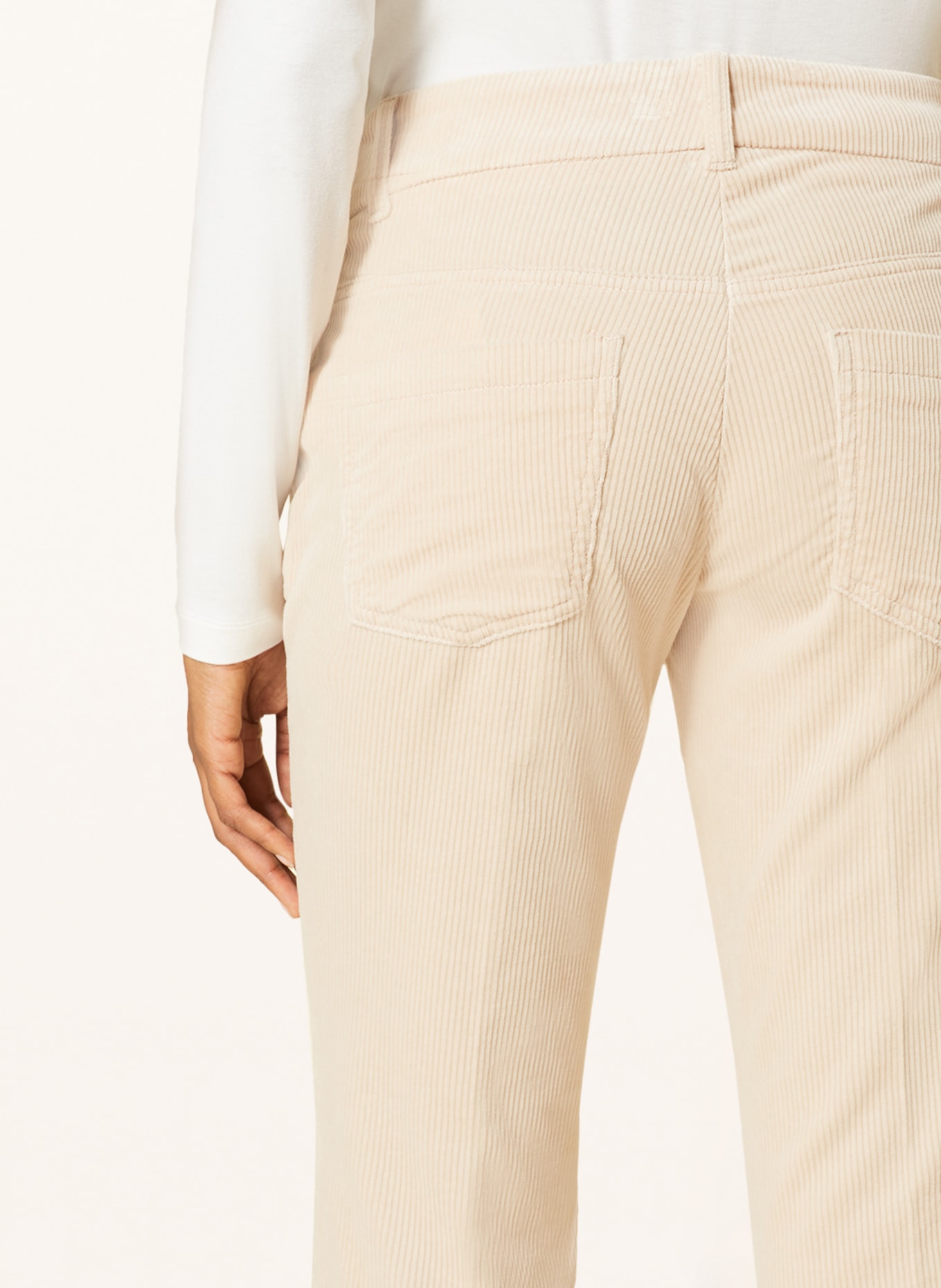 CAMBIO Spodnie sztruksowe FARAH, Kolor: KREMOWY (Obrazek 5)