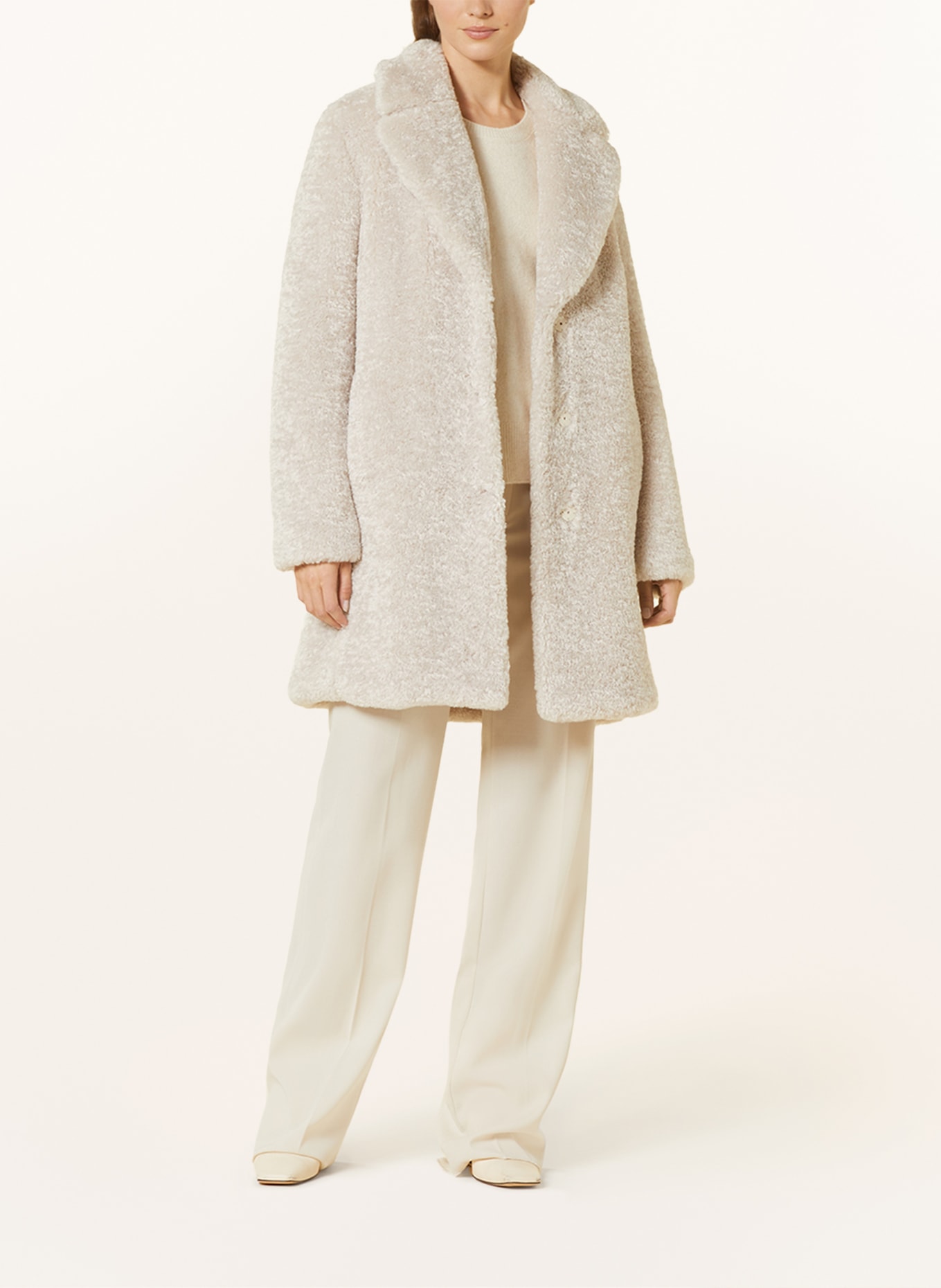 lilienfels Teddy coat, Color: CREAM (Image 2)