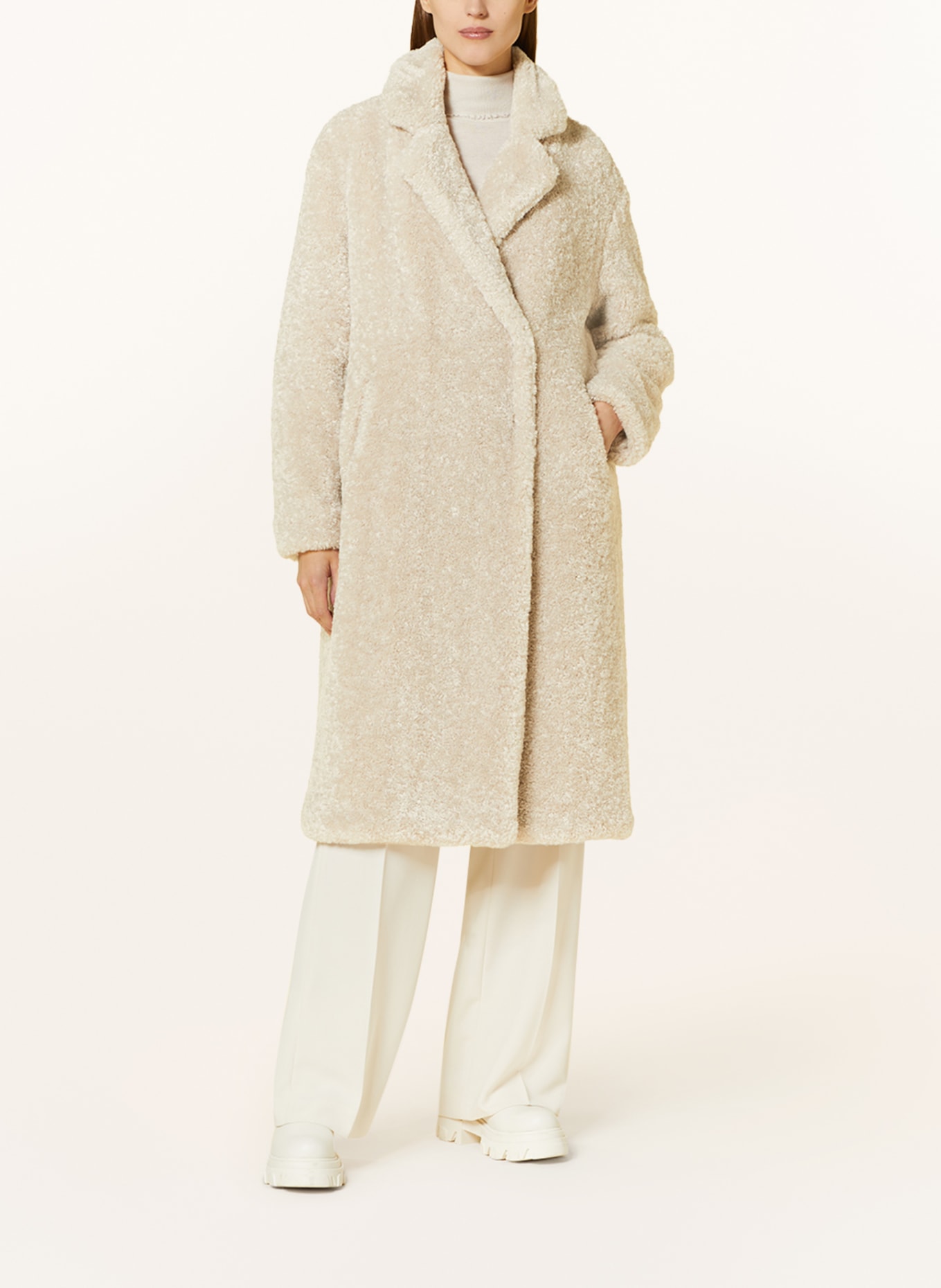lilienfels Teddy coat, Color: CREAM (Image 2)
