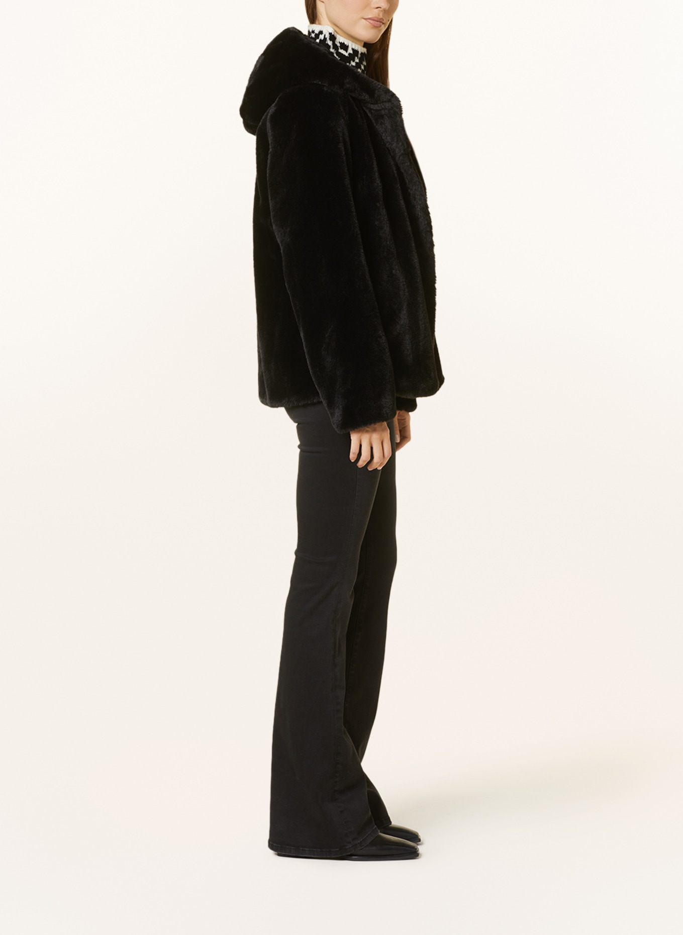 lilienfels Faux fur jacket, Color: BLACK (Image 4)
