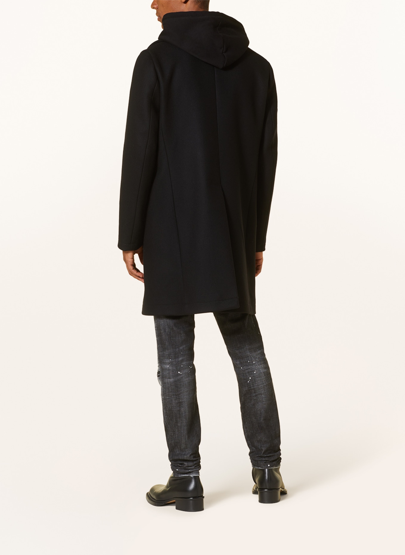 DSQUARED2 Wool coat, Color: BLACK (Image 3)
