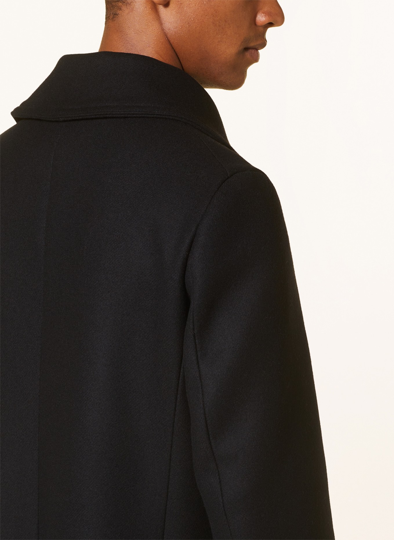 DSQUARED2 Wool coat, Color: BLACK (Image 5)