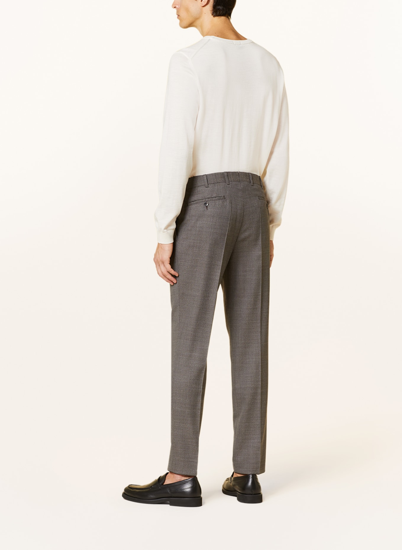 EDUARD DRESSLER Anzughose Shaped Fit, Farbe: 084 Braun (Bild 4)
