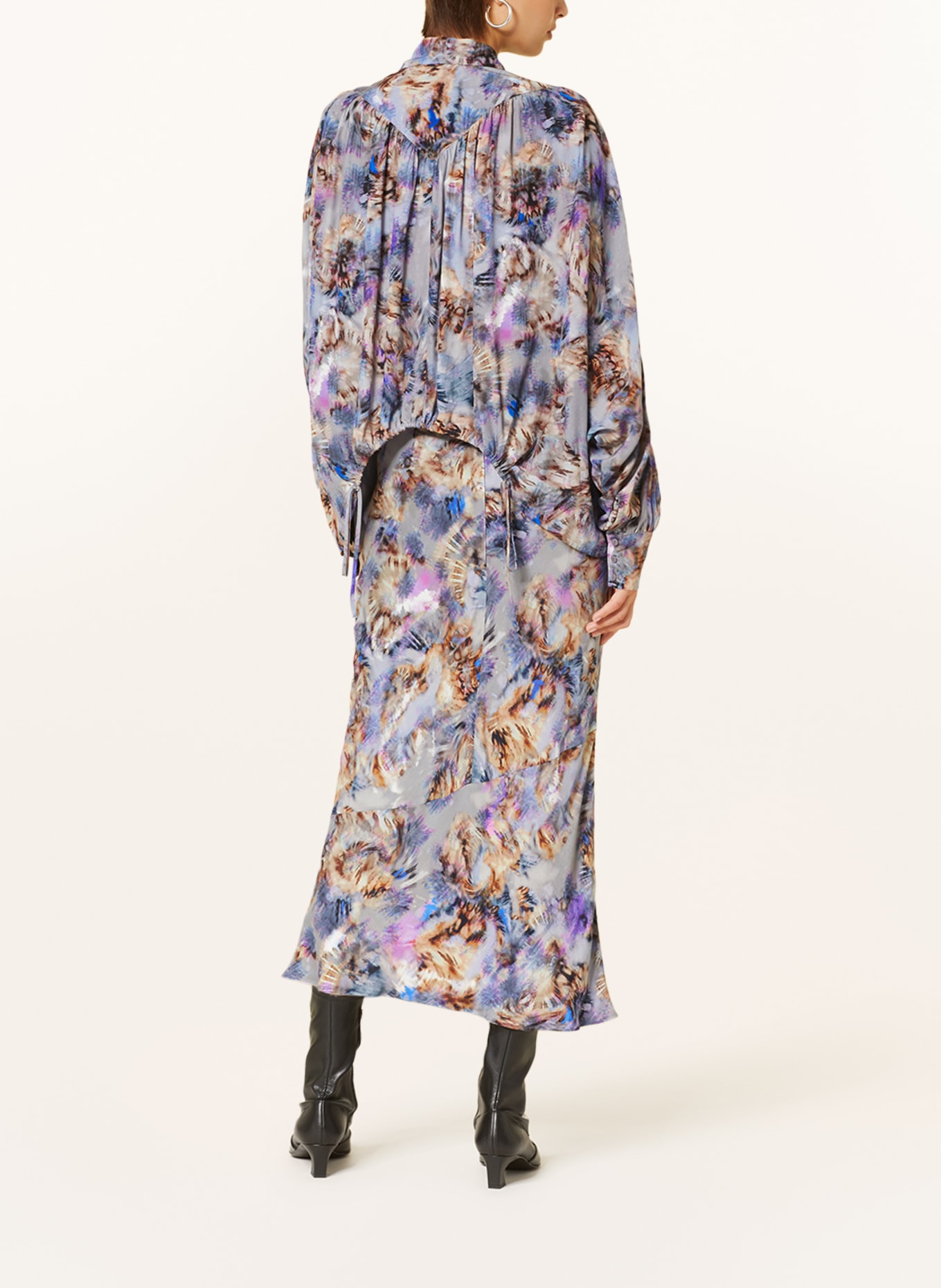 Lala Berlin Skirt SASA, Color: LIGHT PURPLE/ LIGHT BROWN (Image 3)