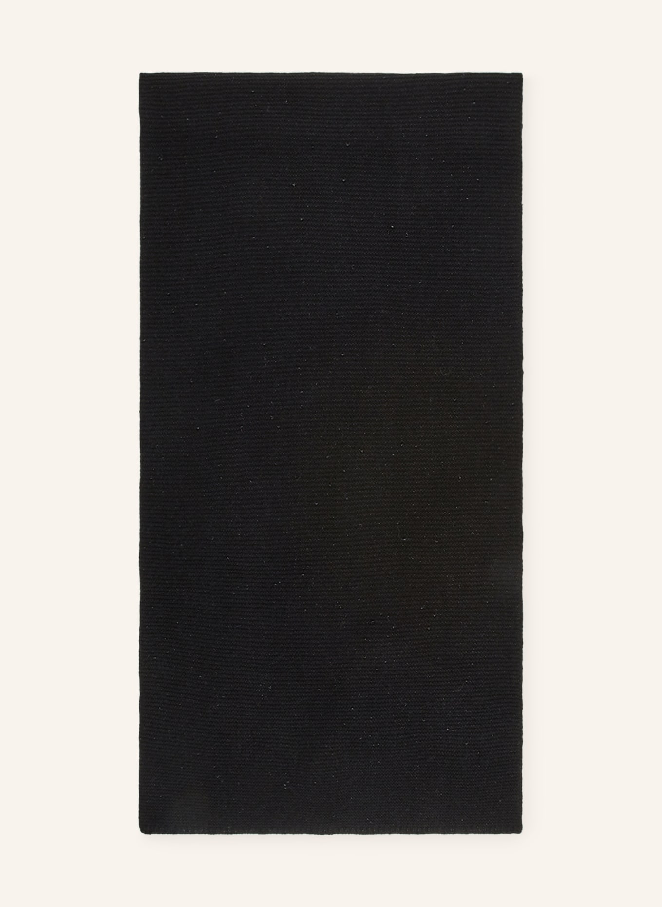 S.MARLON Cashmere scarf with glitter thread, Color: BLACK (Image 1)