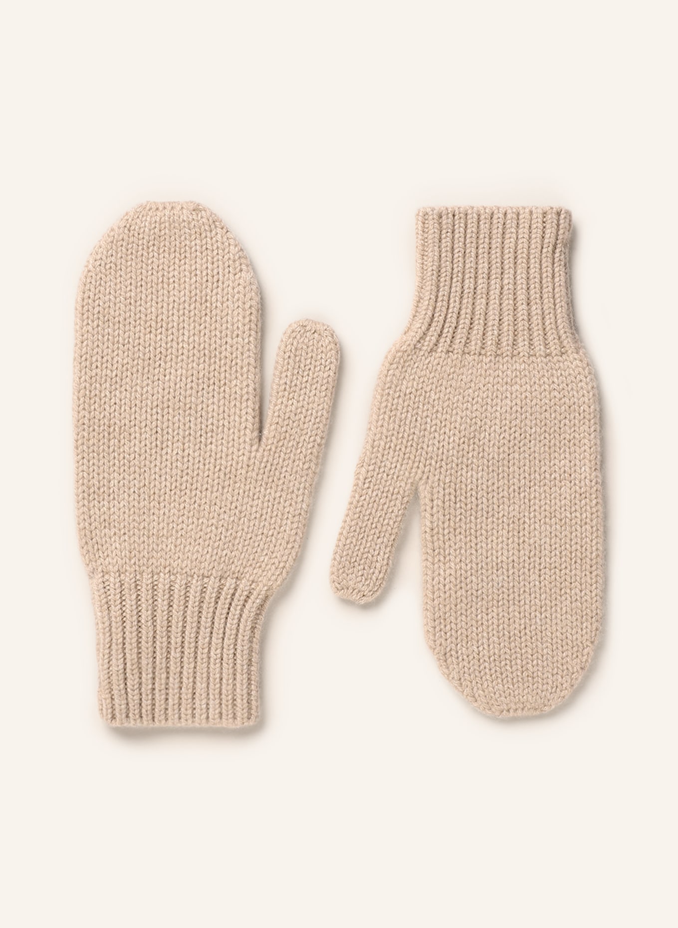 S.MARLON Cashmere mittens, Color: CAMEL (Image 1)