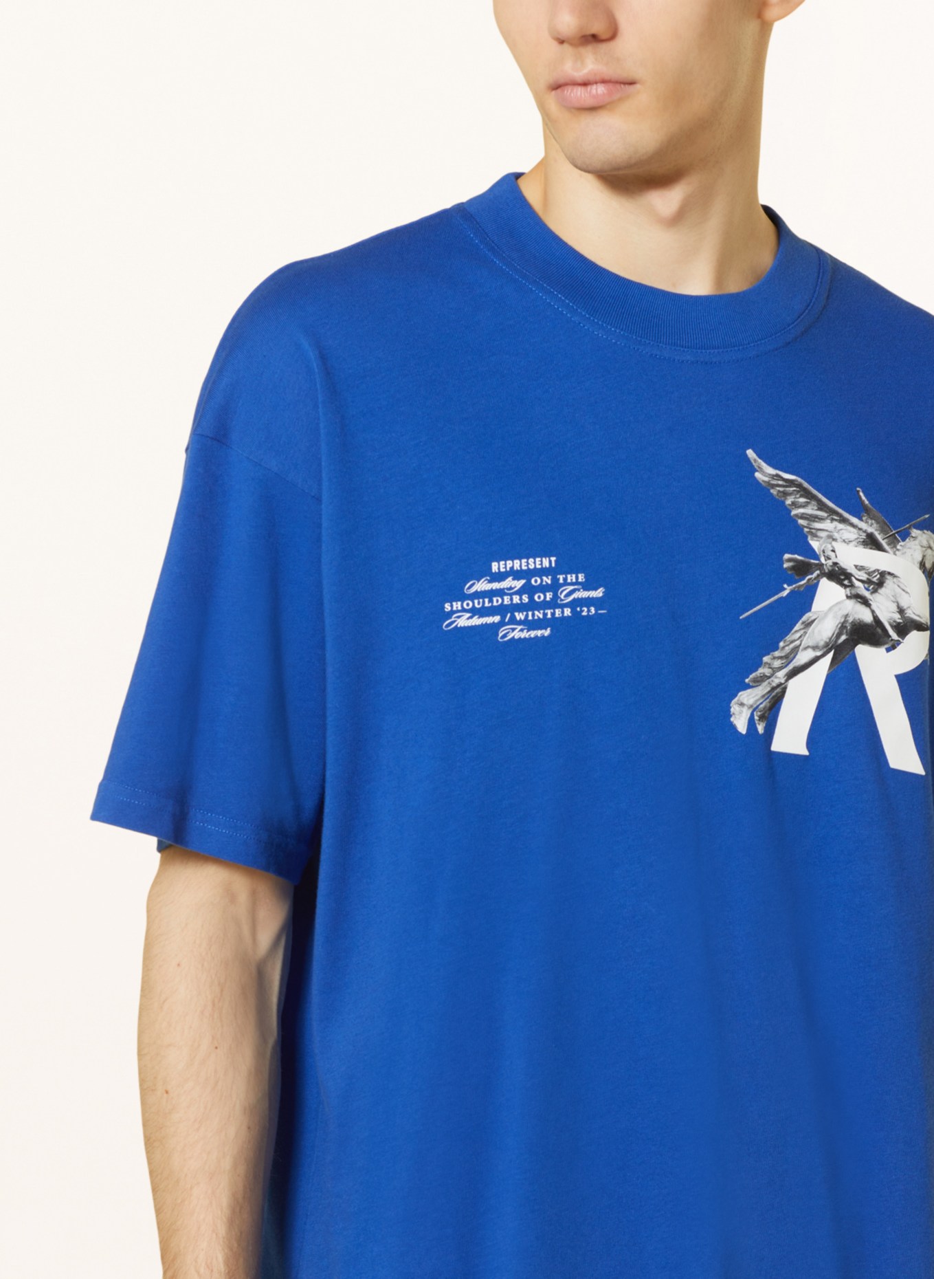 REPRESENT T-Shirt, Farbe: BLAU/ WEISS/ SCHWARZ (Bild 4)