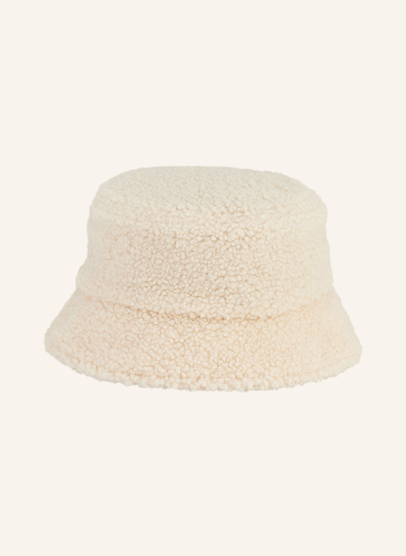 LOEVENICH Bucket hat made of teddy fleece, Color: BEIGE (Image 2)