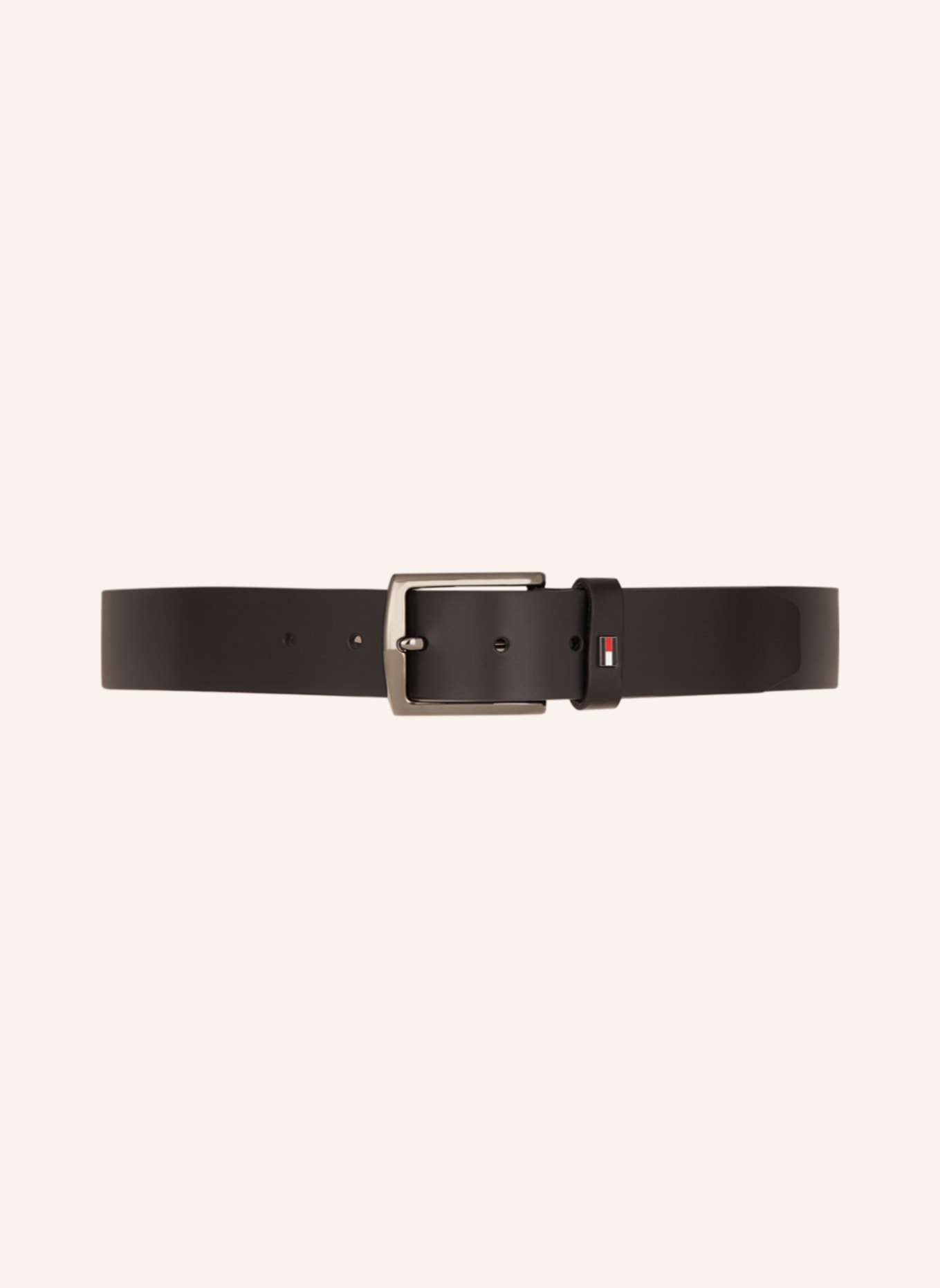 TOMMY HILFIGER Leather belt DENTON, Color: BLACK (Image 2)
