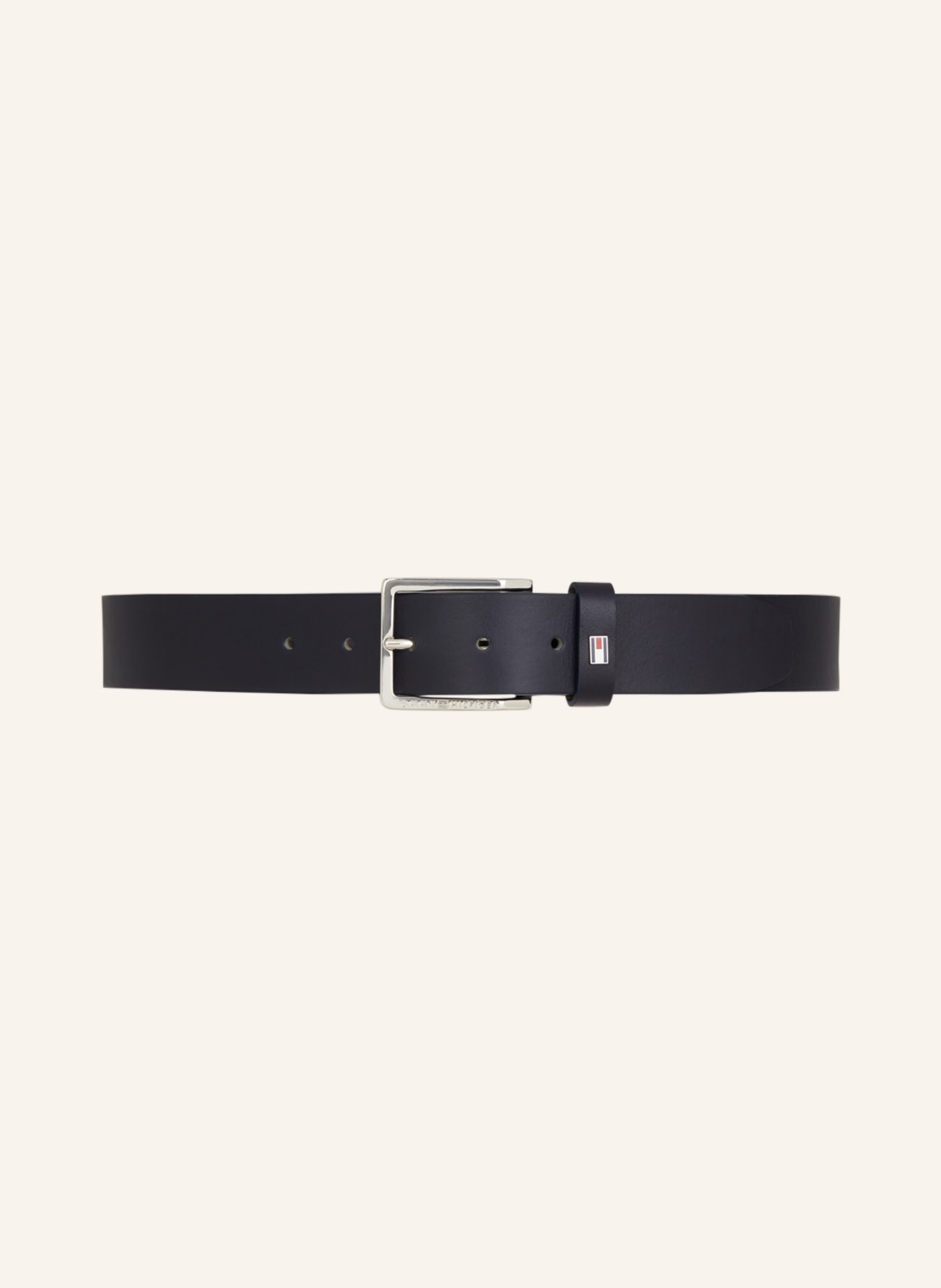 TOMMY HILFIGER Leather belt OLIVER, Color: DARK BLUE (Image 2)