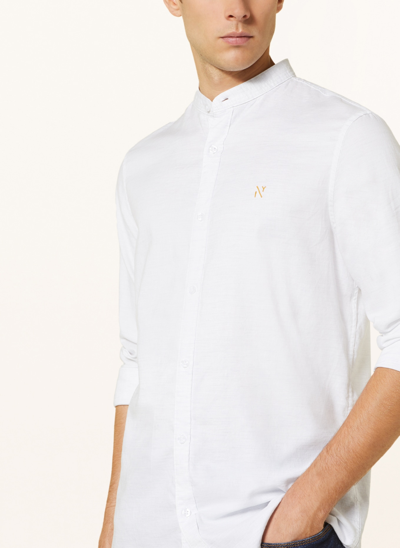 NOWADAYS Oxford shirt regular fit, Color: WHITE (Image 4)