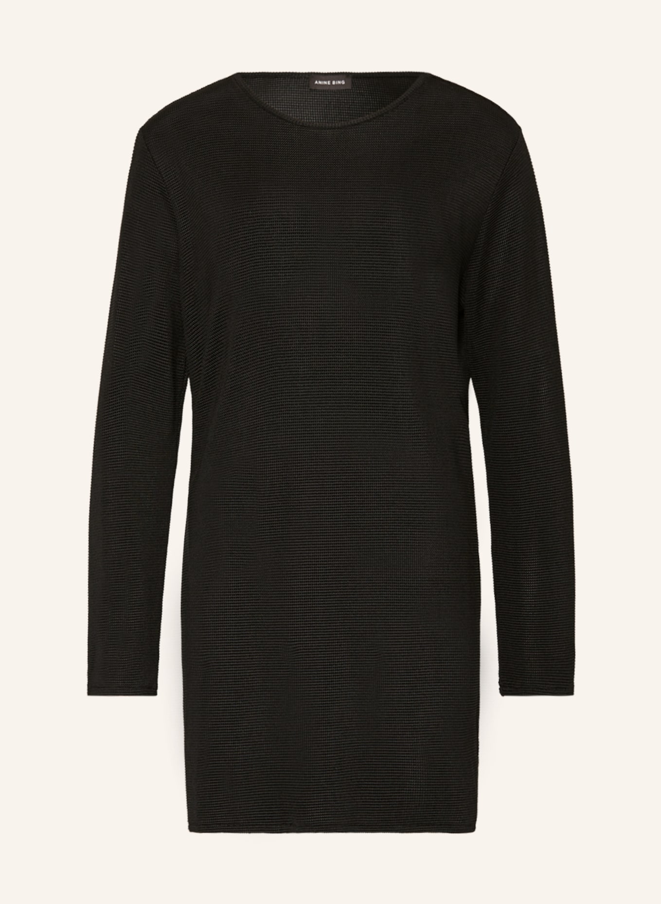 ANINE BING Knit dress MOSS, Color: BLACK (Image 1)