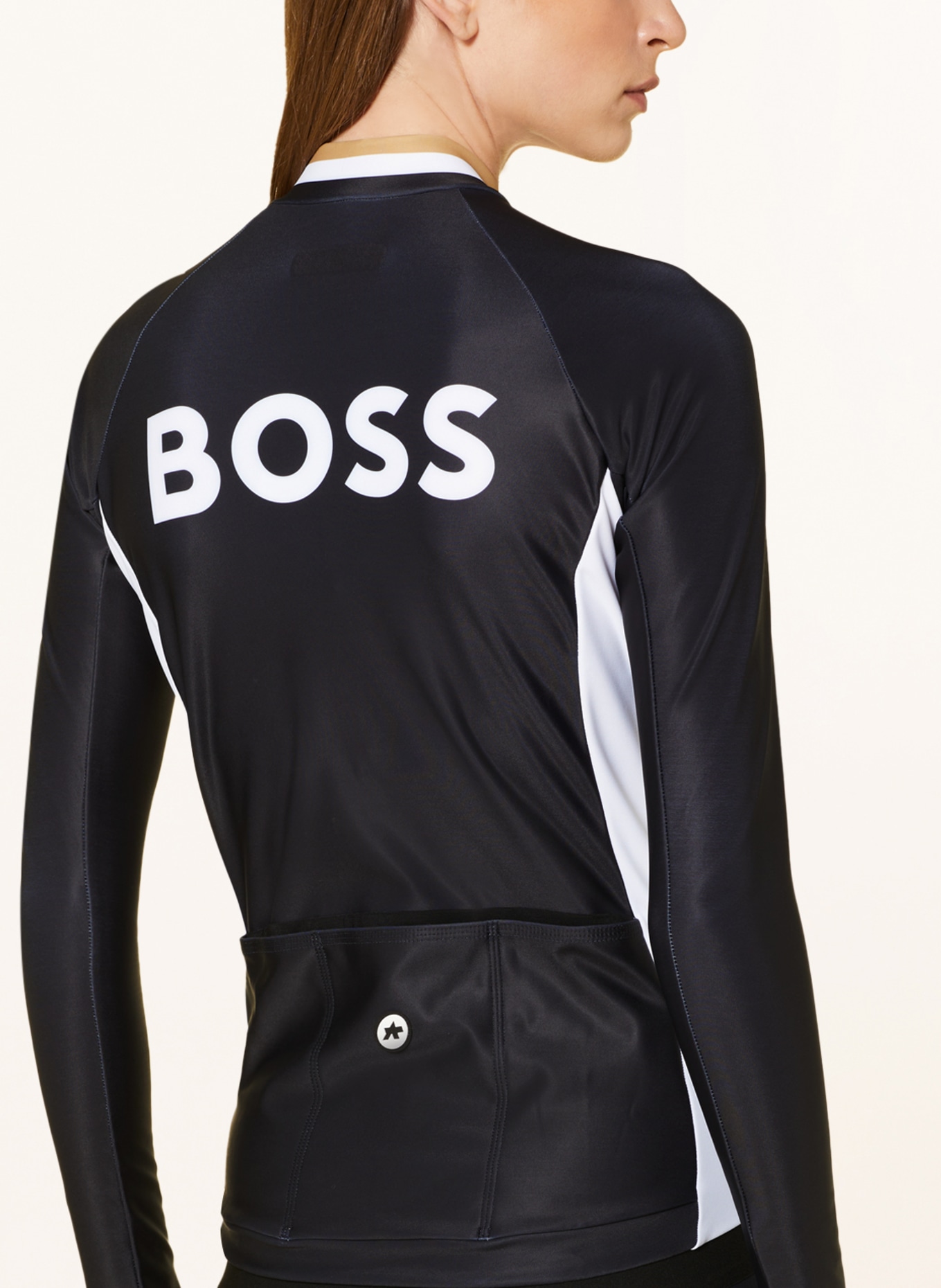 ASSOS Cycling jersey UMA, Color: BLACK/ WHITE (Image 5)