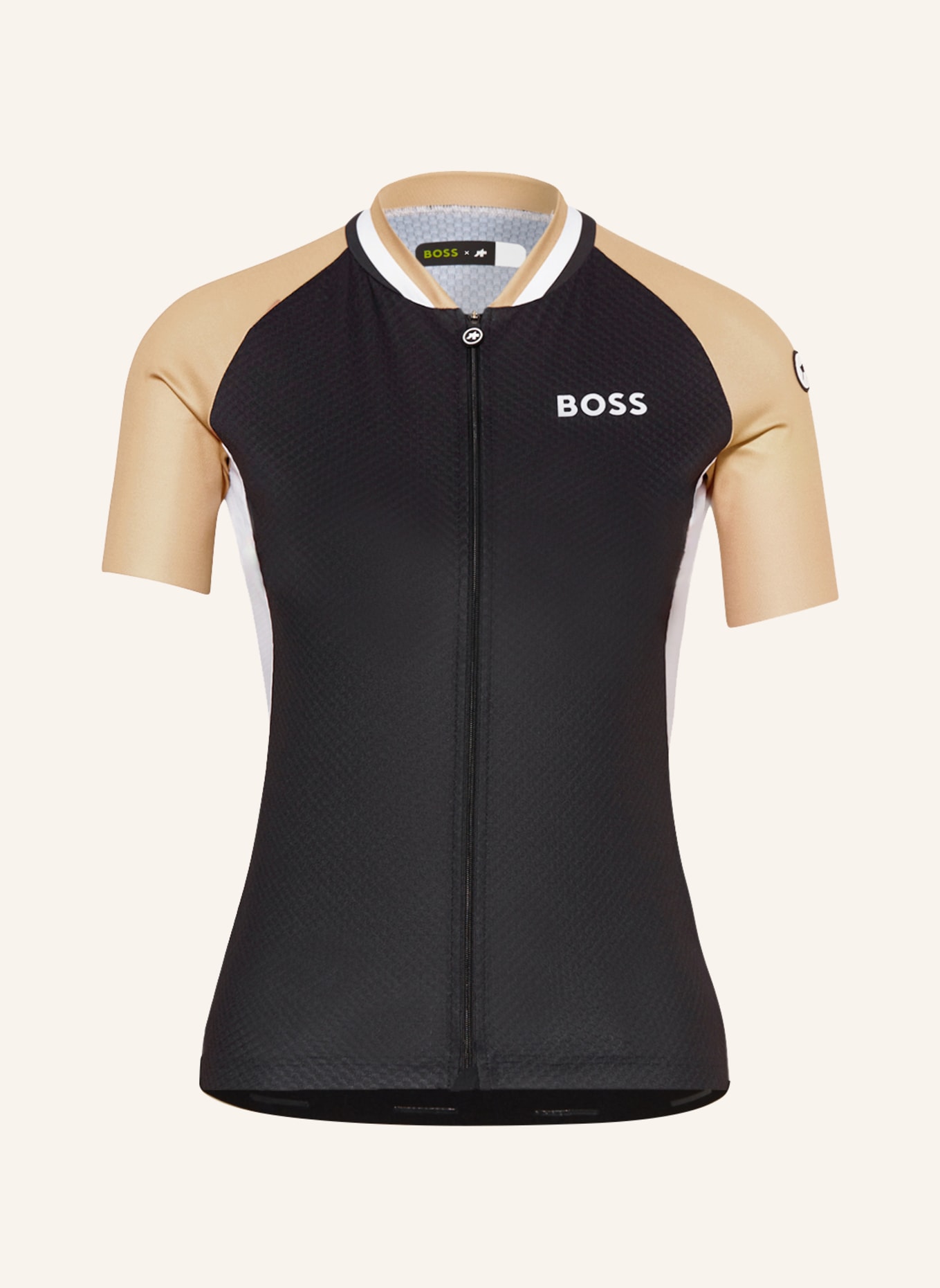 ASSOS Cycling jersey UMA GT, Color: BLACK/ CAMEL/ WHITE (Image 1)