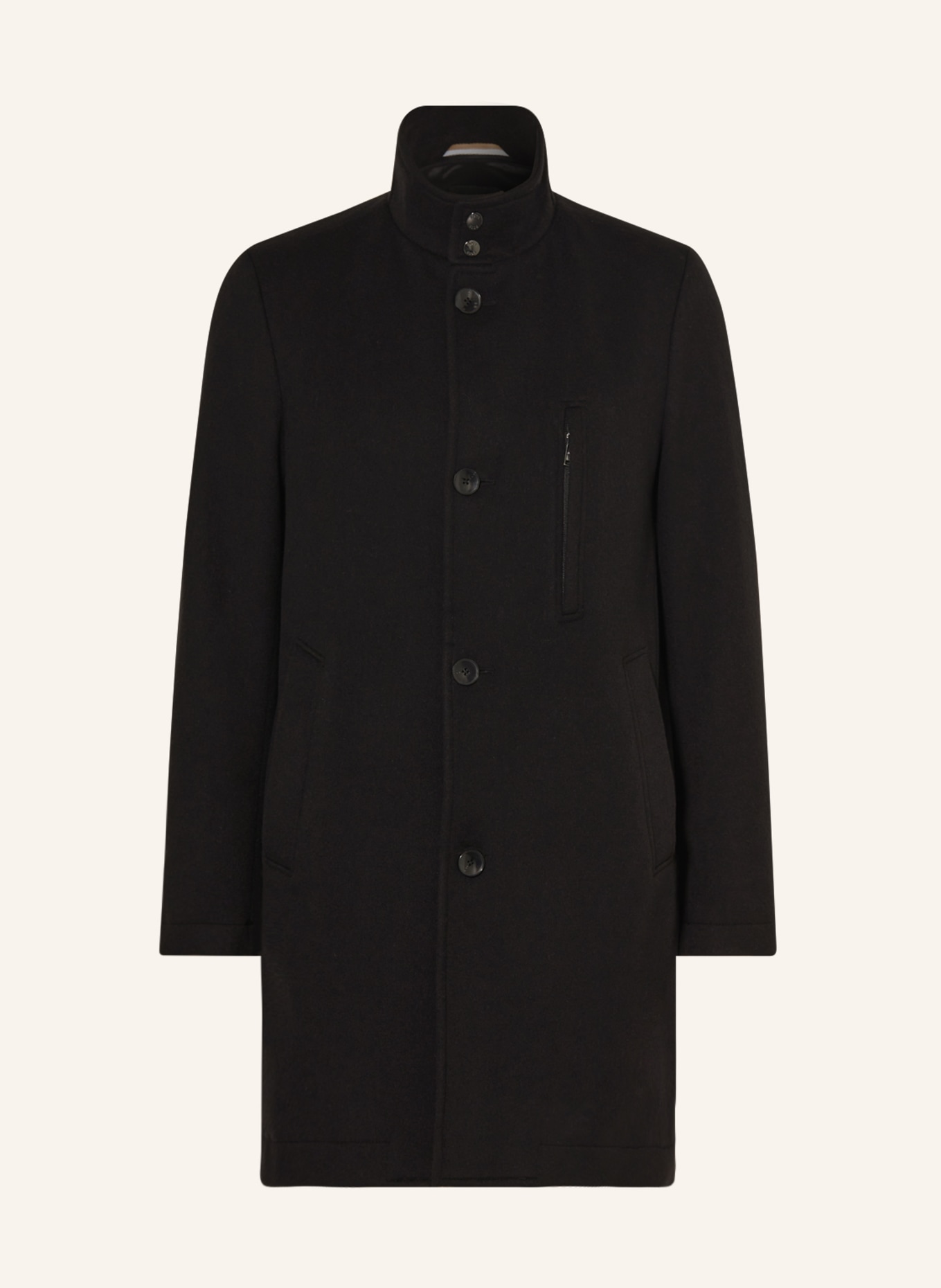 BOSS Wool coat HYDE, Color: BLACK (Image 1)