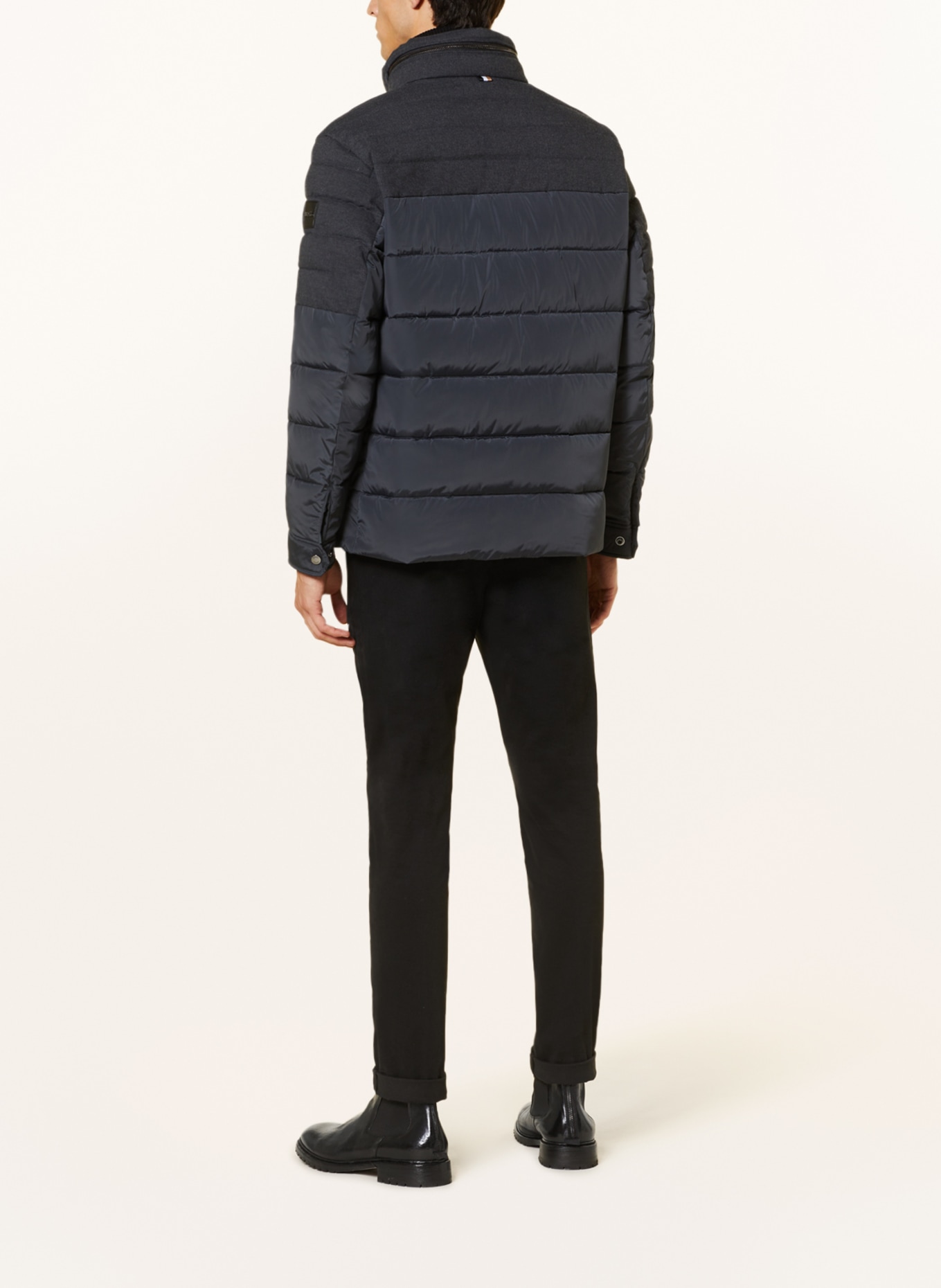 BOSS Quilted jacket CELINTO, Color: DARK GRAY (Image 3)