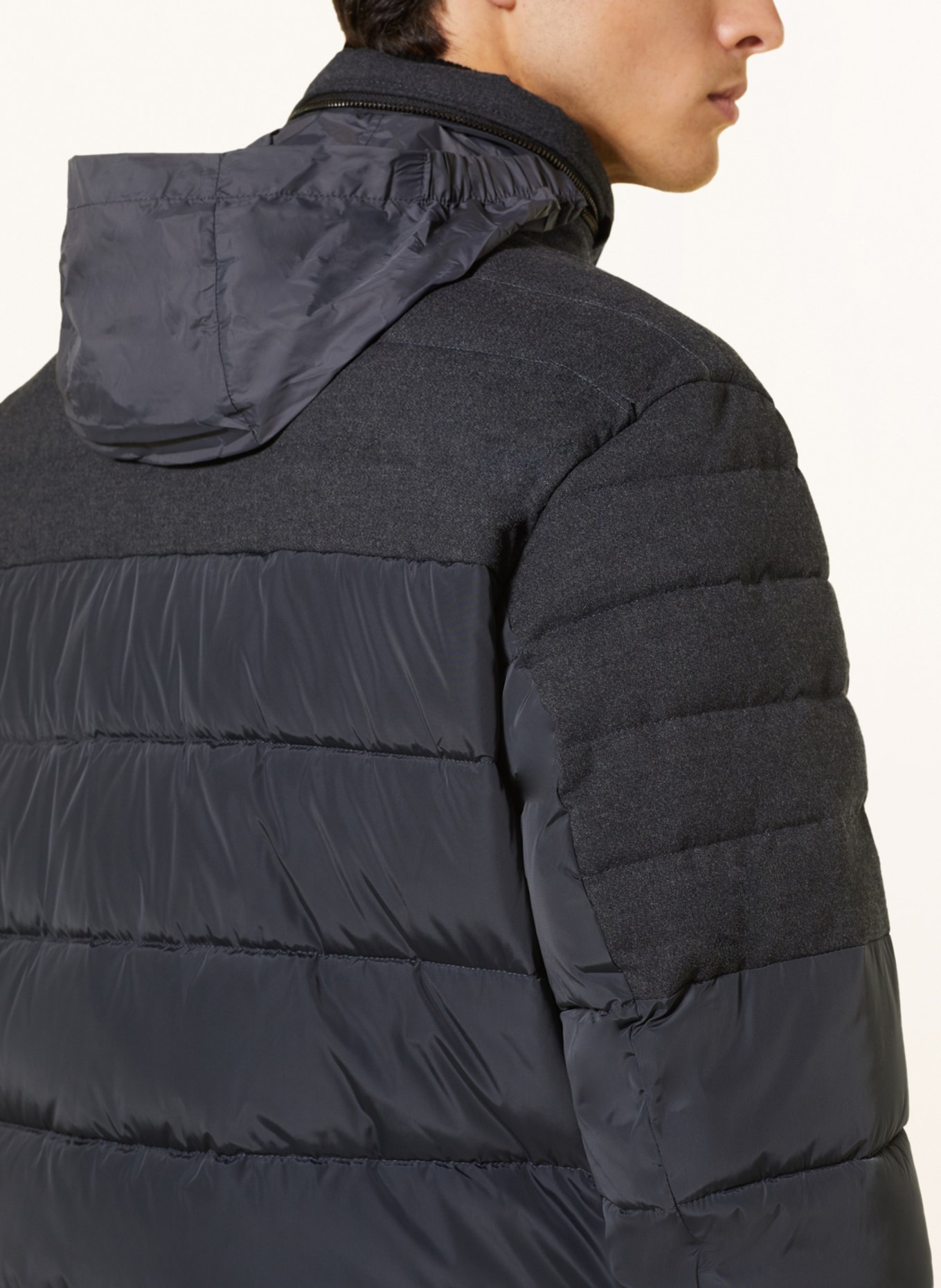 BOSS Quilted jacket CELINTO, Color: DARK GRAY (Image 5)