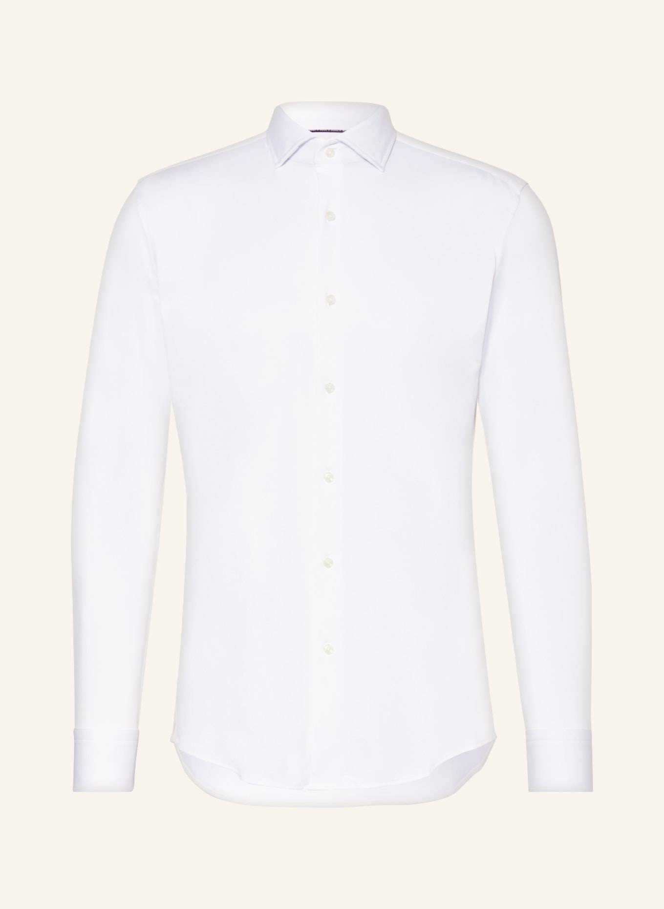 BOSS Piqué shirt HANK slim fit, Color: WHITE(Image null)