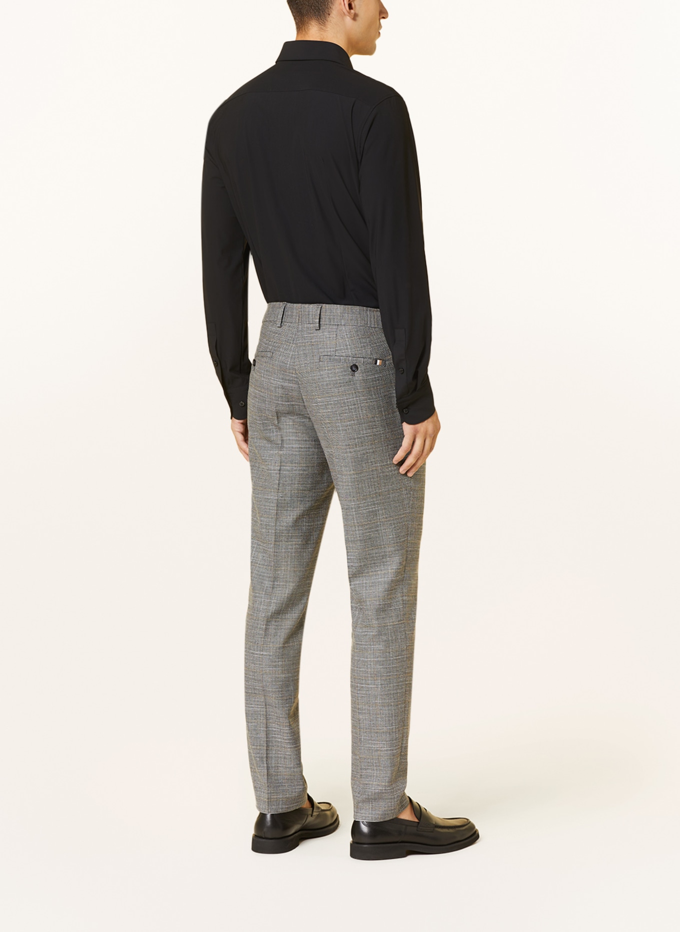 BOSS Hemd HANK Slim Fit: SCHWARZ