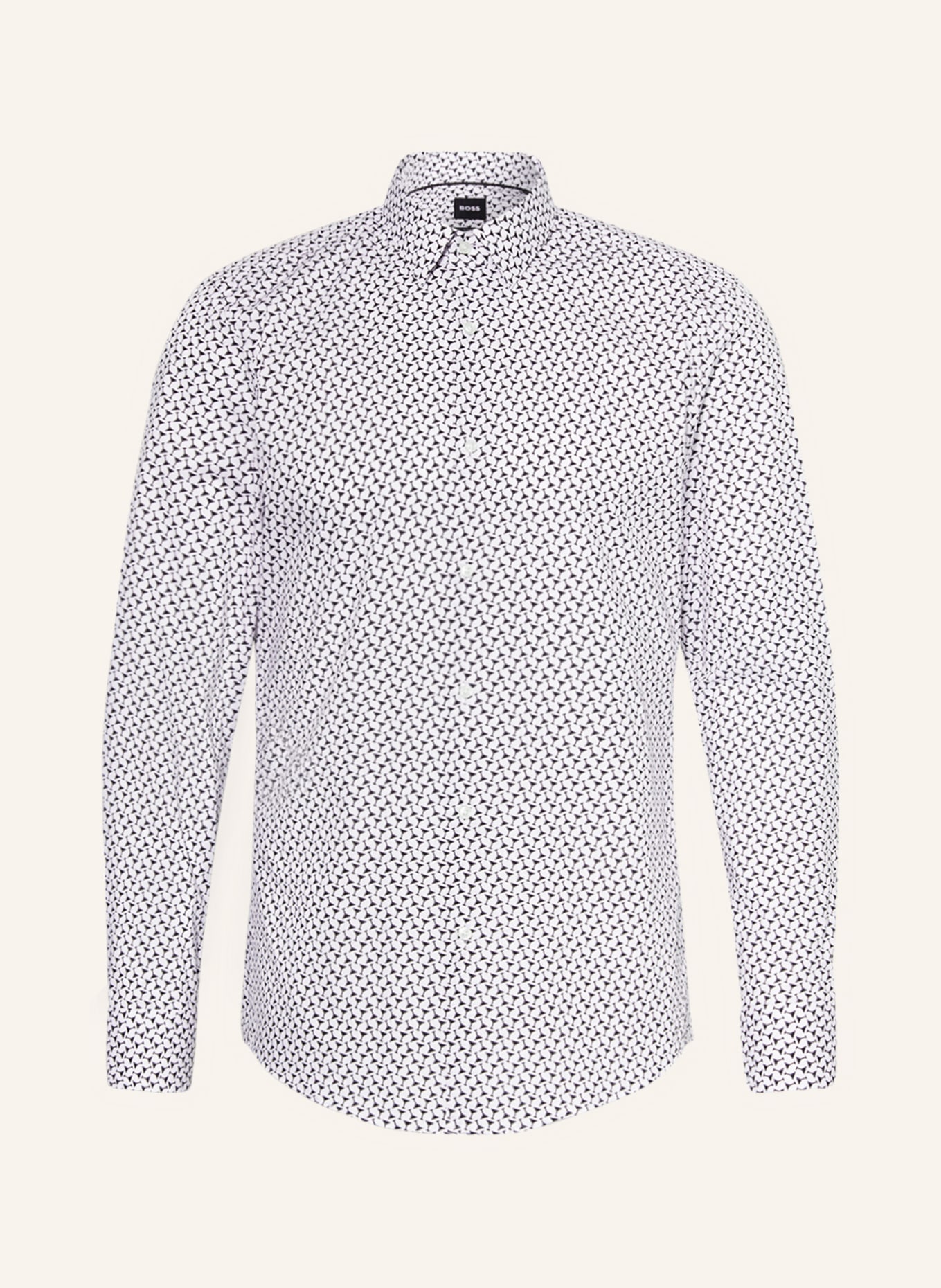 BOSS Shirt HANK slim fit, Color: WHITE/ BLACK (Image 1)
