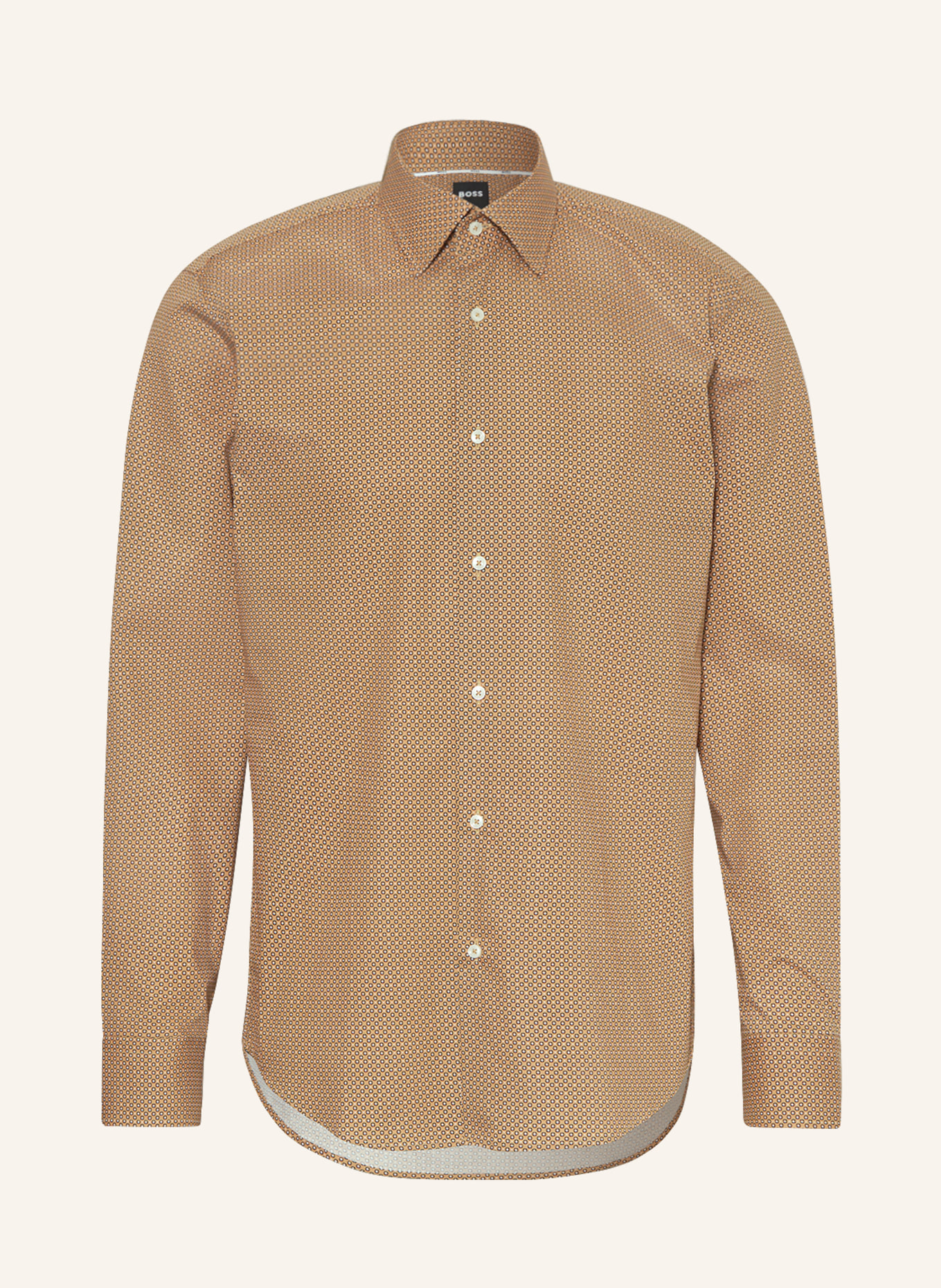 BOSS Shirt JOE Regular Fit, Color: CAMEL/ BLACK/ WHITE (Image 1)