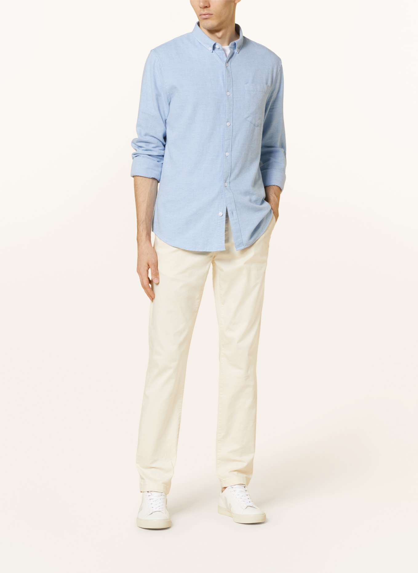 NOWADAYS Shirt slim fit, Color: LIGHT BLUE (Image 2)